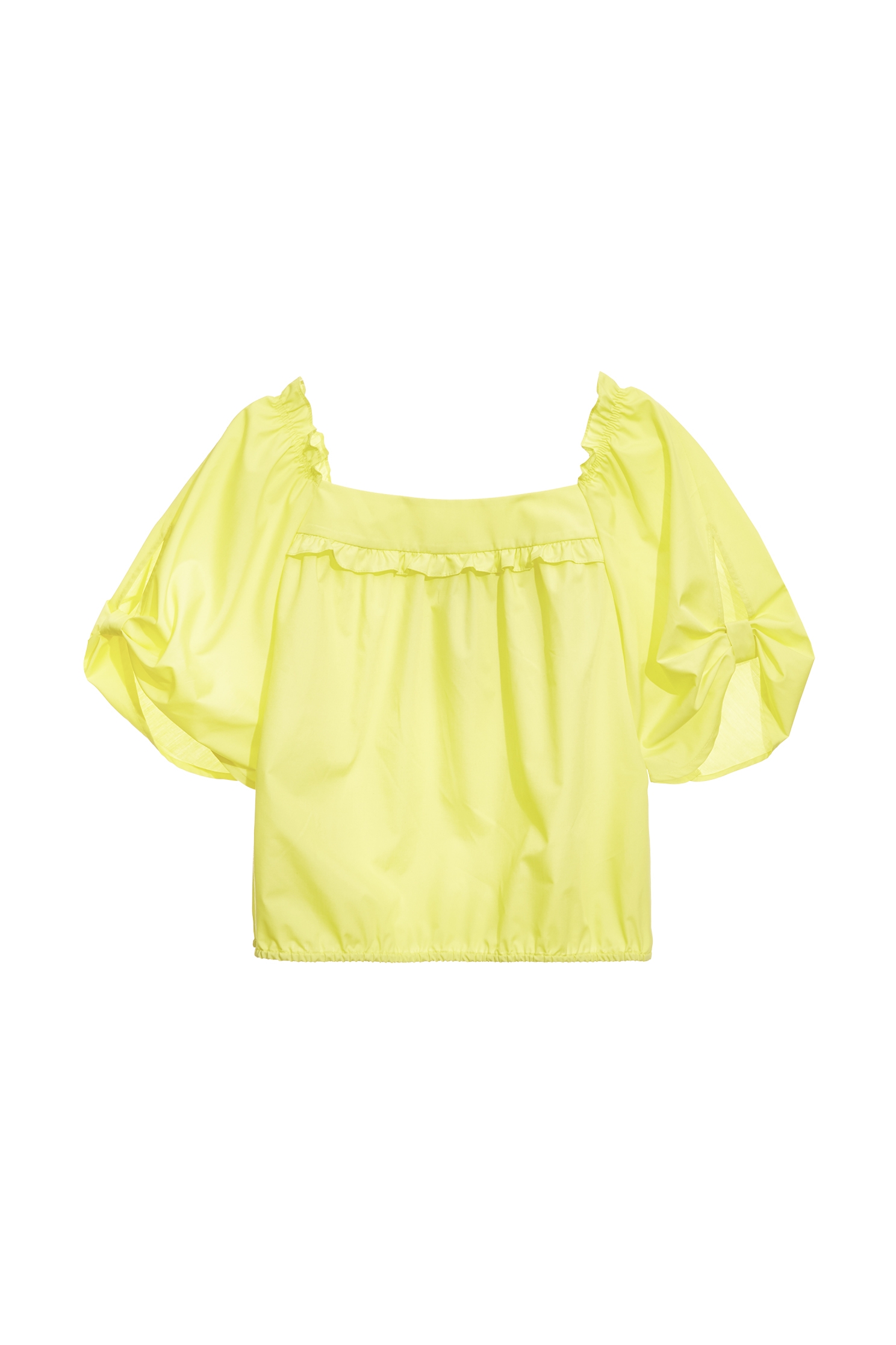 Bow Styling Sleeve Ruffle Trim TopBow Styling Sleeve Ruffle Trim Top,Tops,Season (AW) Look