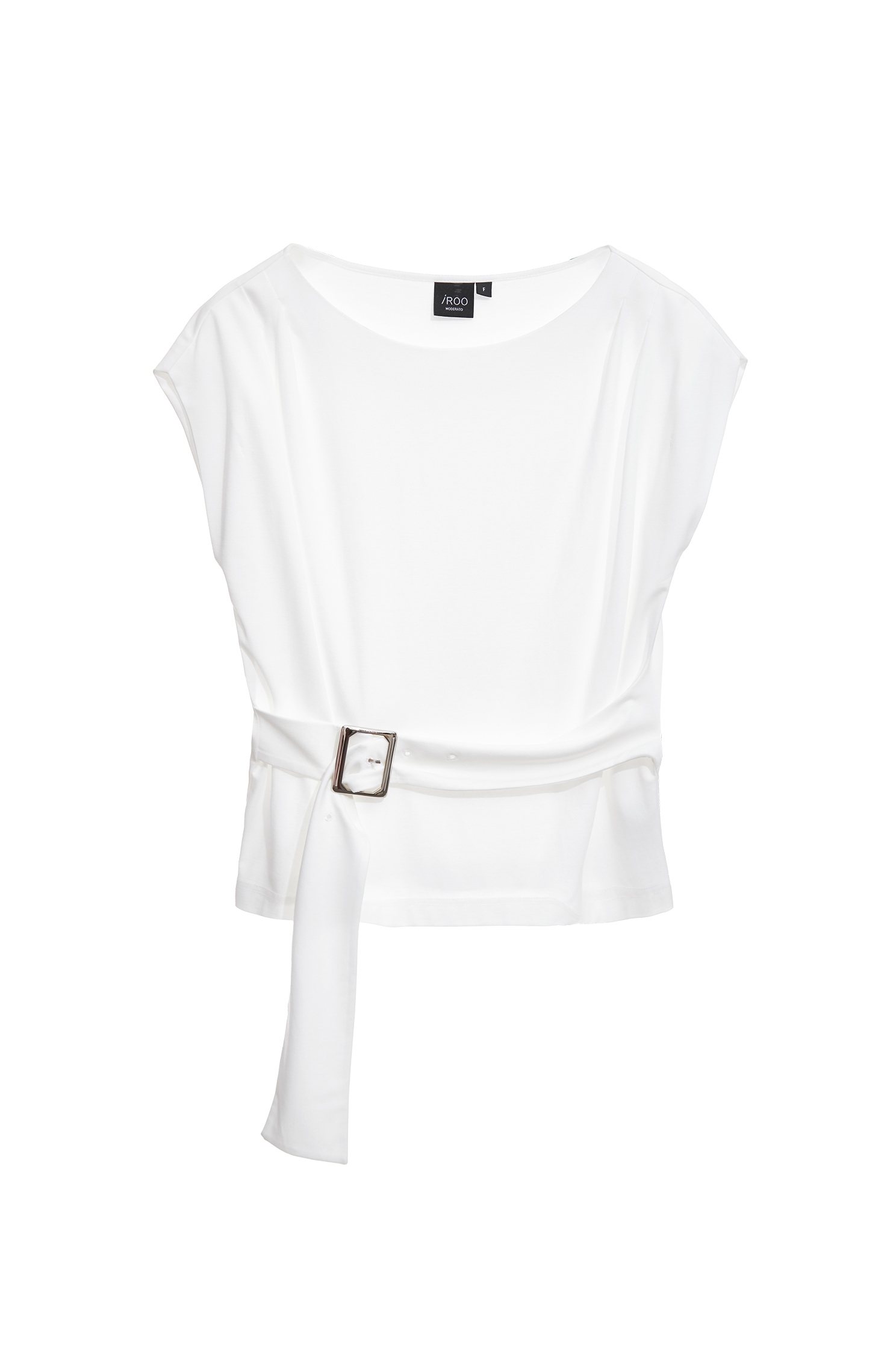 Belted Cap Sleeve TopBelted Cap Sleeve Top,Tops,White tops,Season (AW) Look,Knitted
