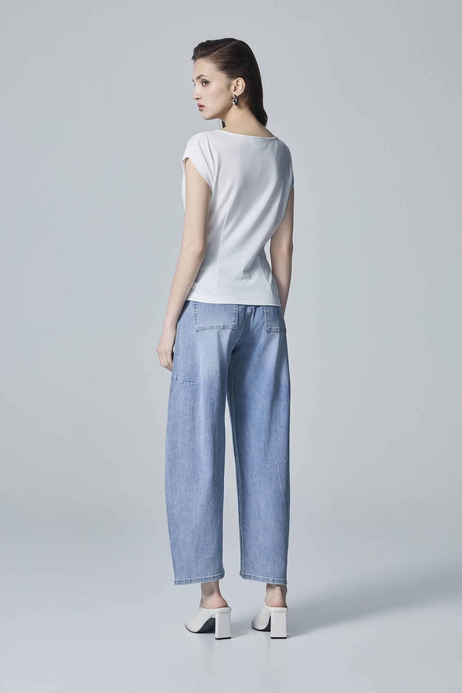 Belted Cap Sleeve TopBelted Cap Sleeve Top,Tops,White tops,Season (AW) Look,Knitted