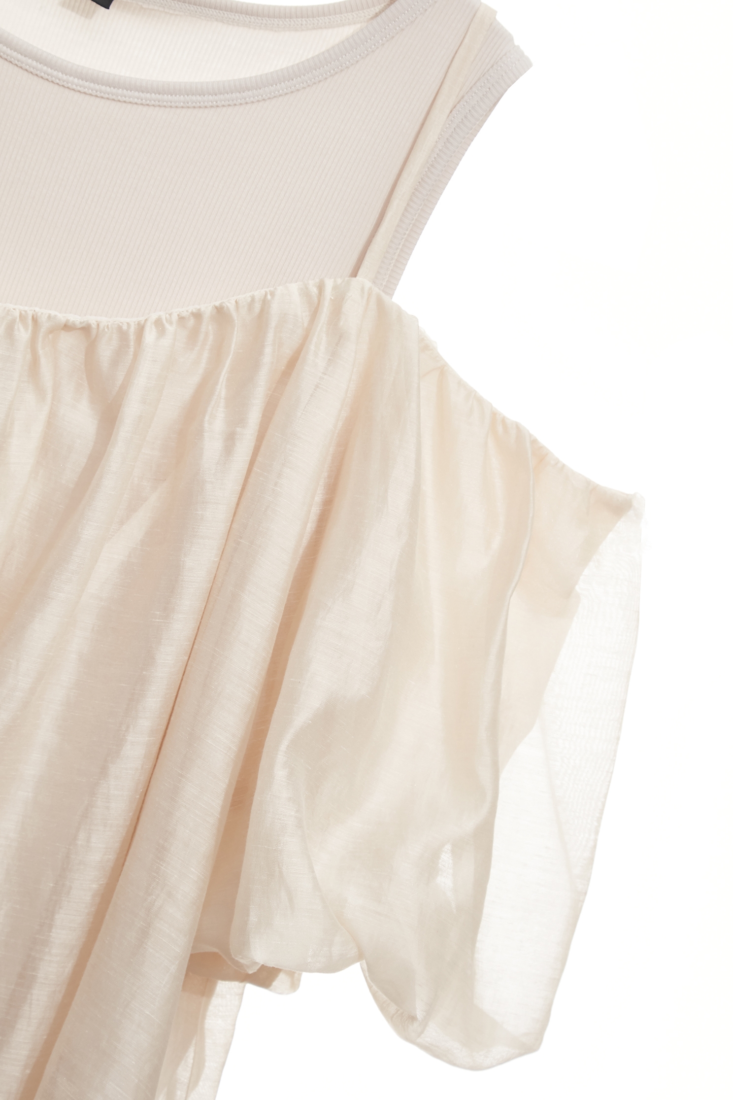 Light Khaki Cold Shoulder TopLight Khaki Cold Shoulder Top,Tops,Under shirts,Season (AW) Look,Blouses,Knitted