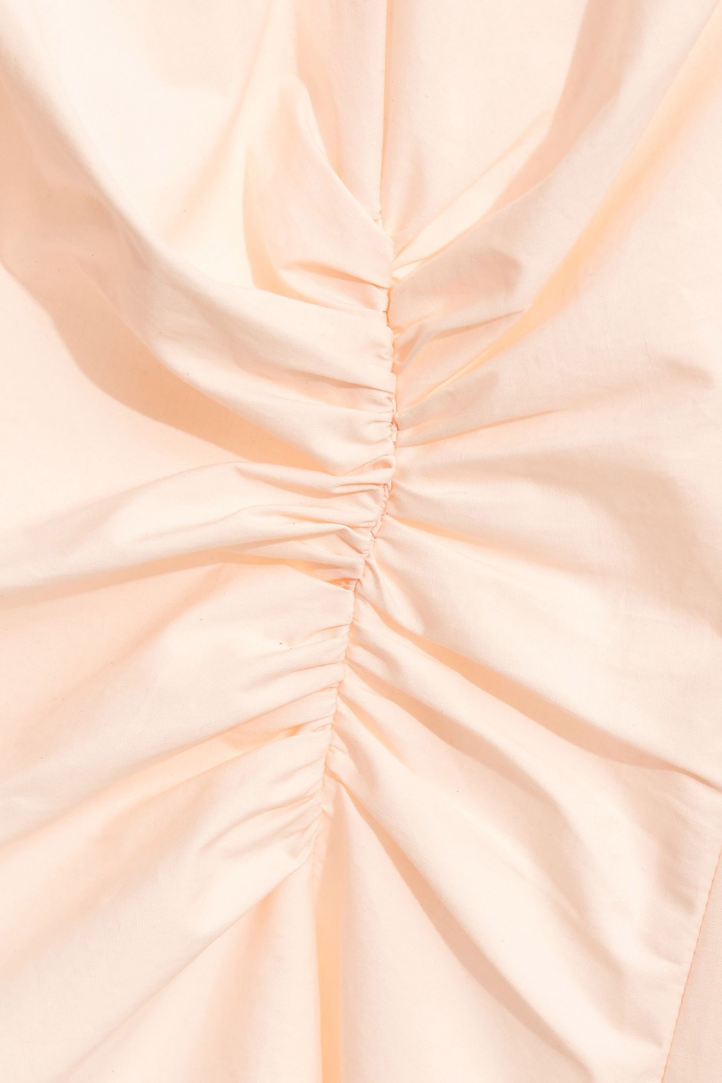 Front Gather Detail V-neck BlouseCreased effect V-neck top,V-Neck T shirts,Tops,Season (AW) Look,Pink