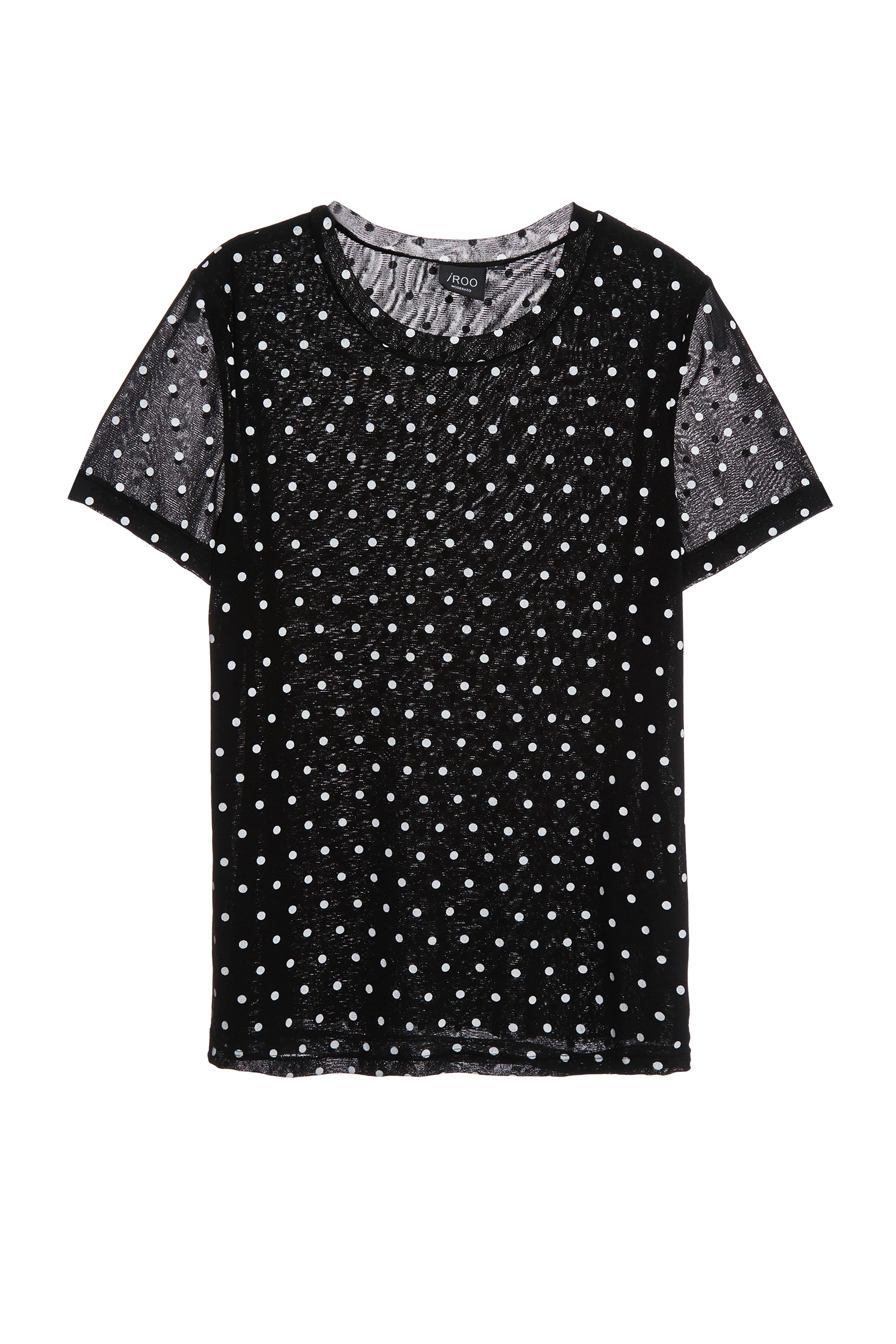 Polka Dot Short Sleeve TopPolka Dot Short Sleeve Top,Tops,Under shirts,Season (AW) Look