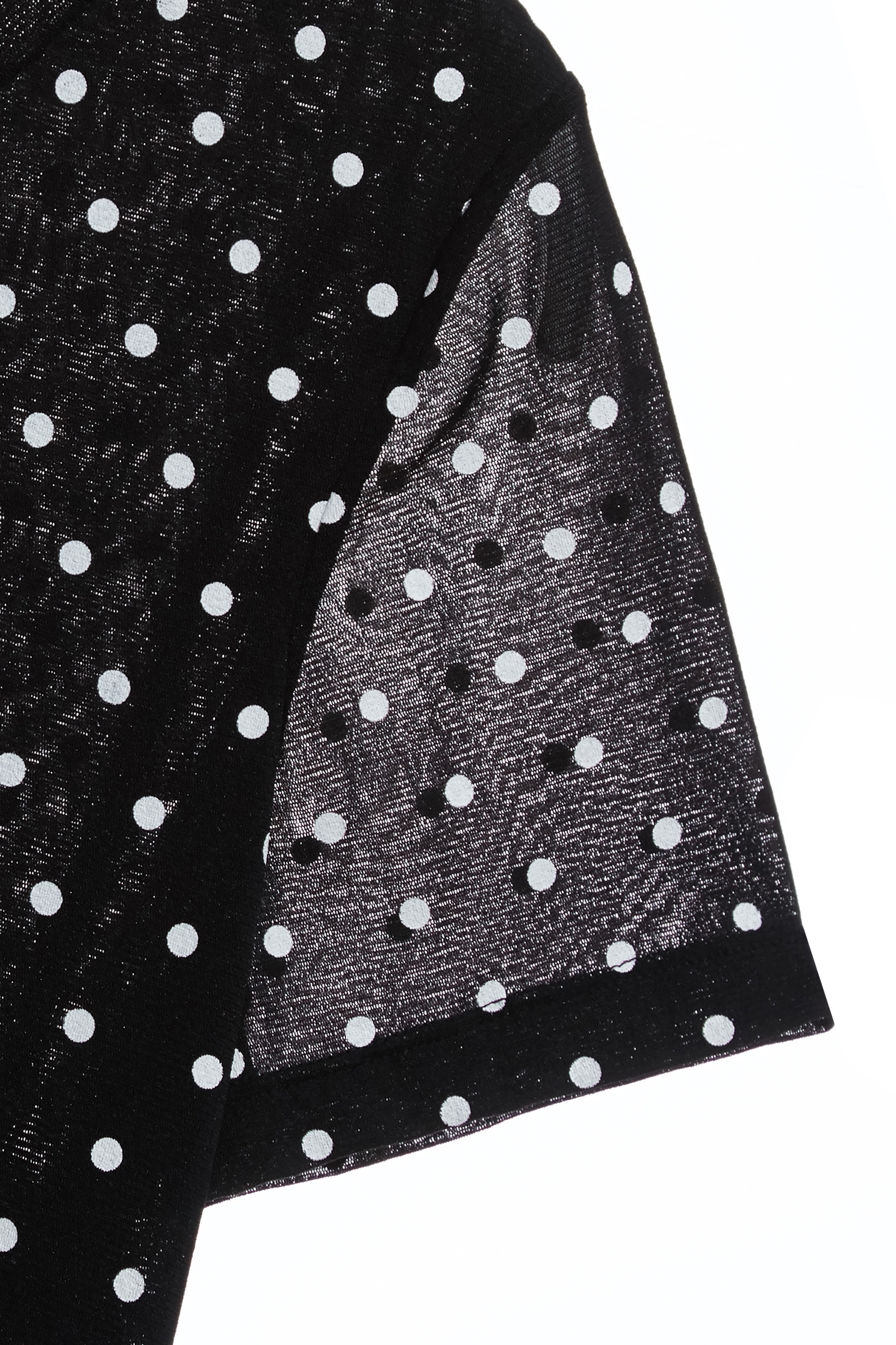 Polka Dot Short Sleeve TopPolka Dot Short Sleeve Top,Tops,Under shirts,Season (AW) Look