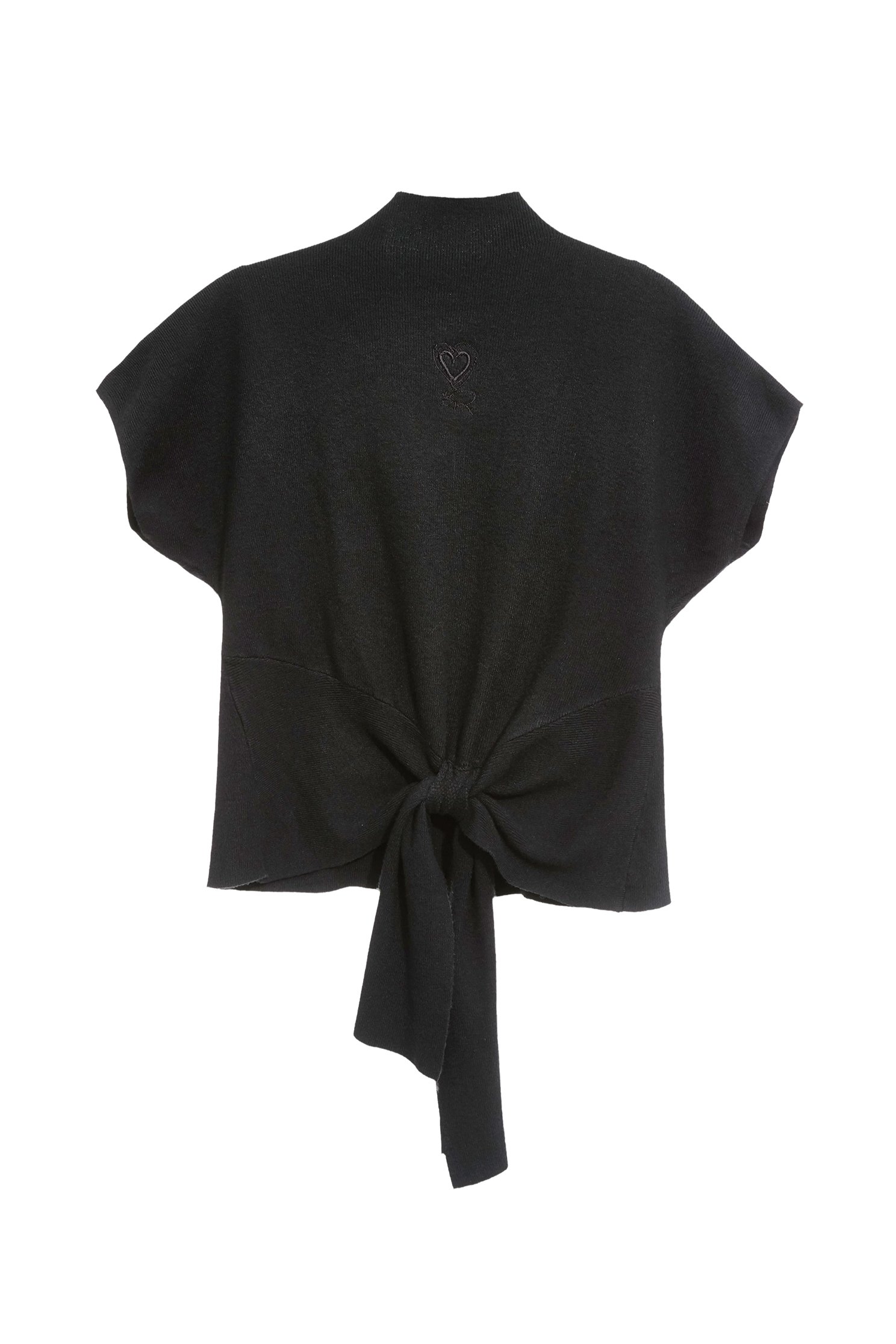 Front Knot Knit TopFront Knot Knit Top,Office Looks,bestselling,Season (AW) Look,Valentine,Embroidered,Knitted,Knitted tops