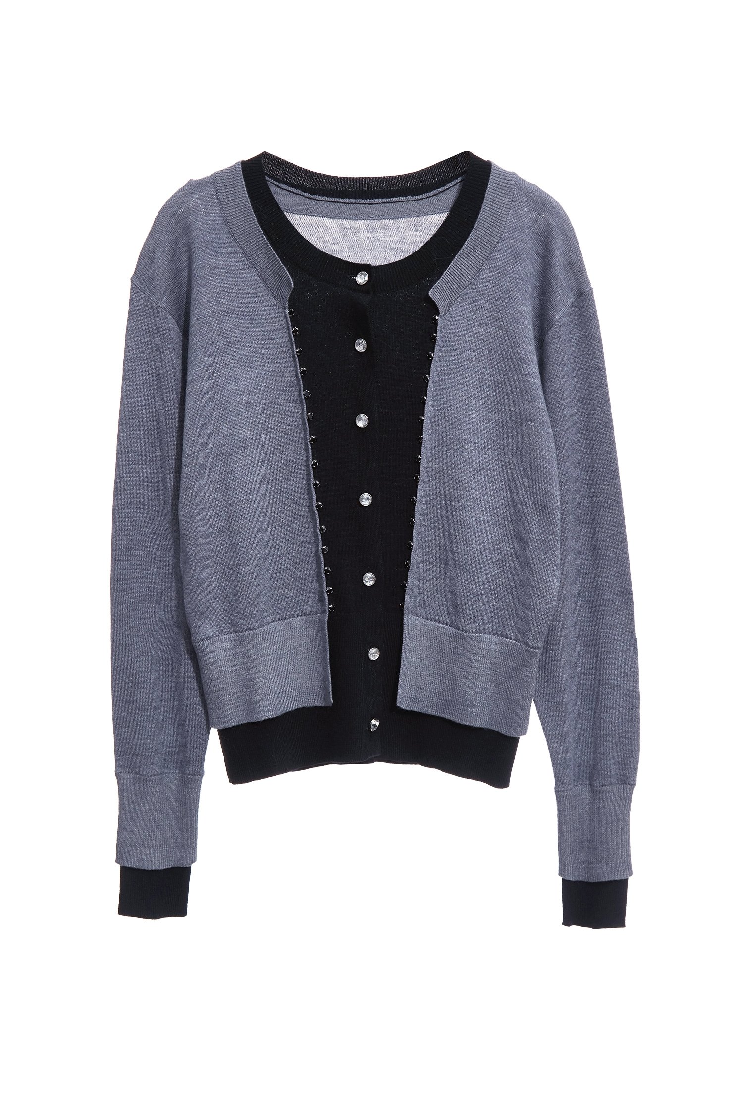 Fake Two Piece Knit TopFake Two Piece Knit Top,Office Looks,Tops,Season (AW) Look,Valentine,Knitted tops