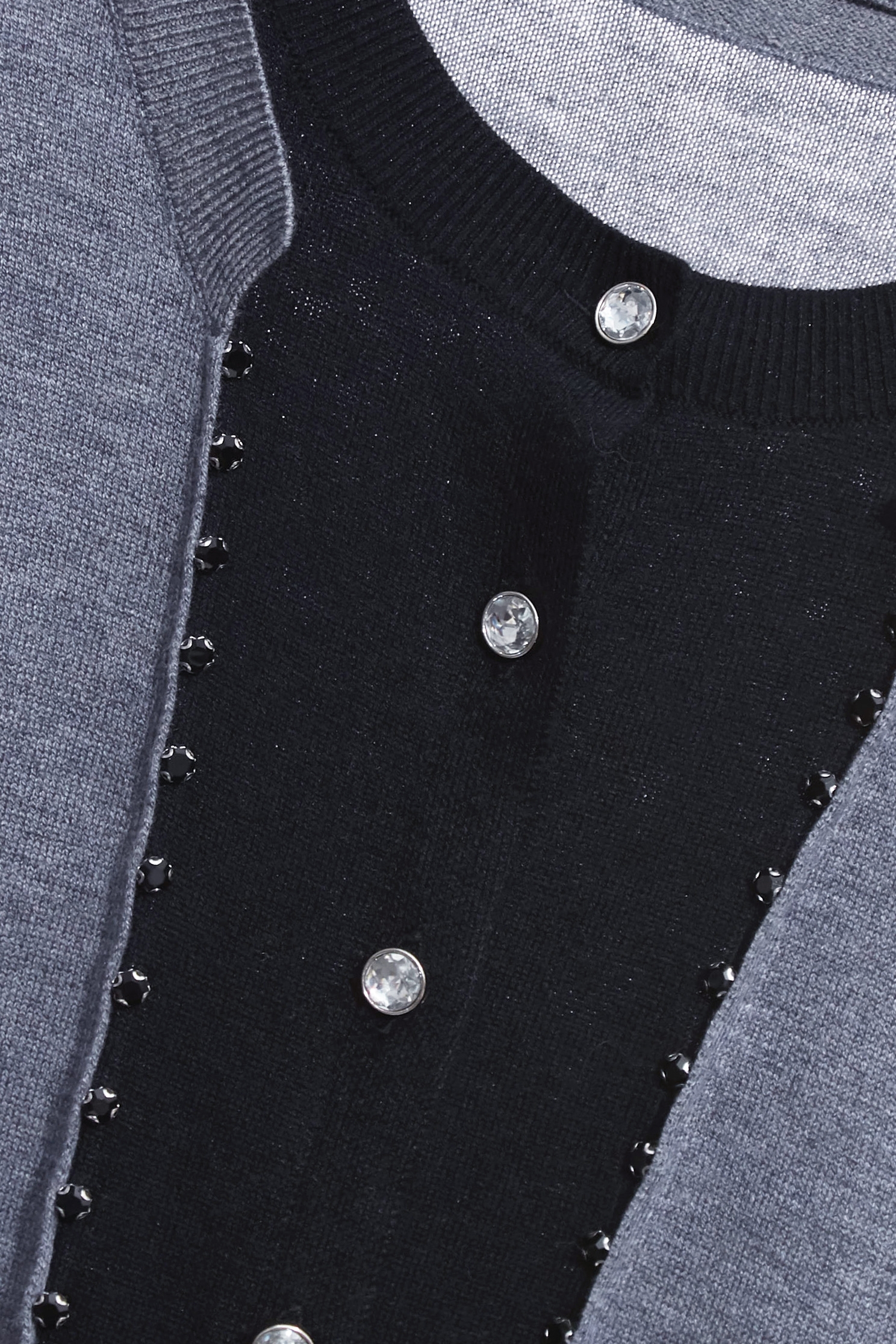 Fake Two Piece Knit TopFake Two Piece Knit Top,Office Looks,Tops,Season (AW) Look,Valentine,Knitted tops