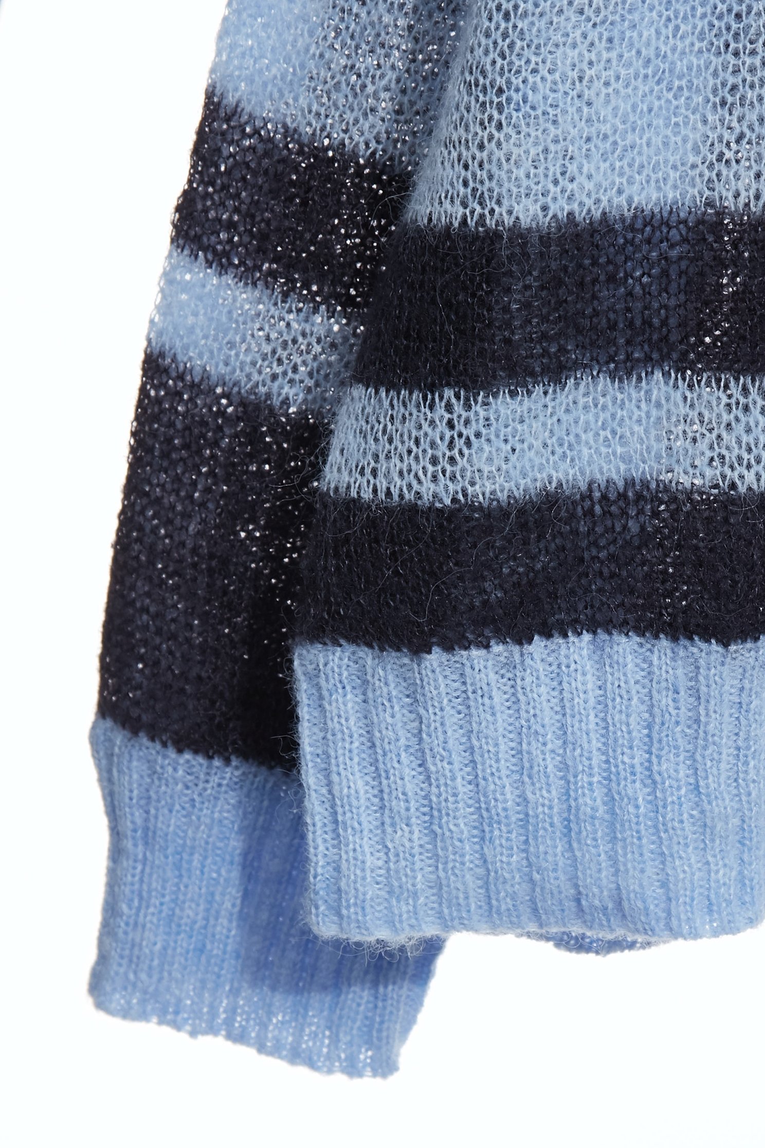 Contrast Stripe V-neck Knit TopContrast Stripe V-neck Knit Top,Tops,Plaid,Season (AW) Look,Knitted,Knitted tops