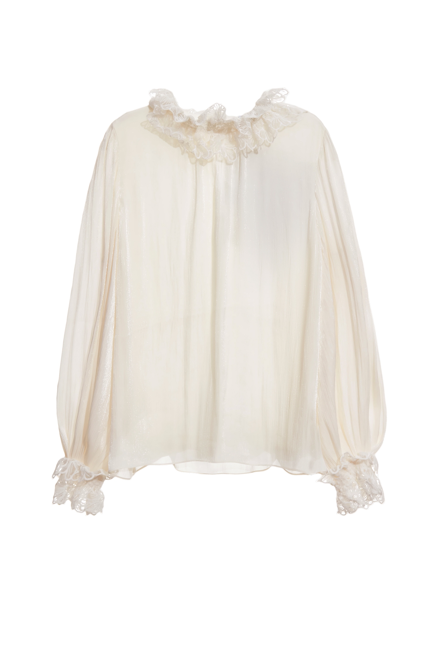 Long Sleeve Lace Detail Ruffle TopLong Sleeve Lace Detail Ruffle Top,Tops,Season (AW) Look,Lace