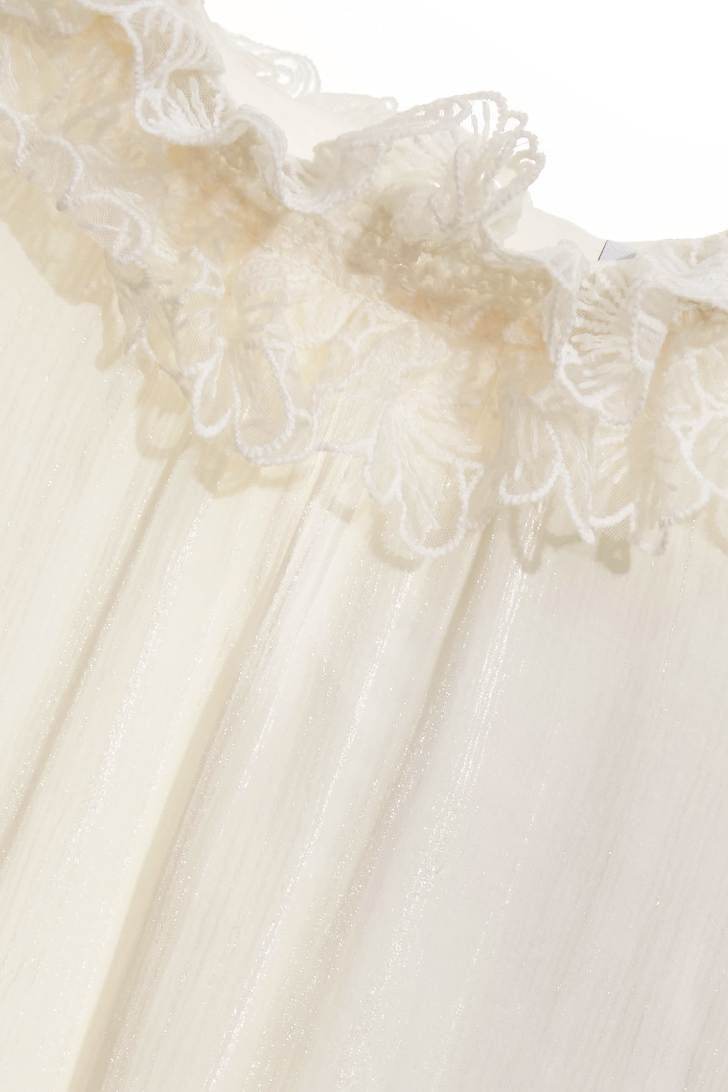 Long Sleeve Lace Detail Ruffle TopLong Sleeve Lace Detail Ruffle Top,Tops,Season (AW) Look,Lace