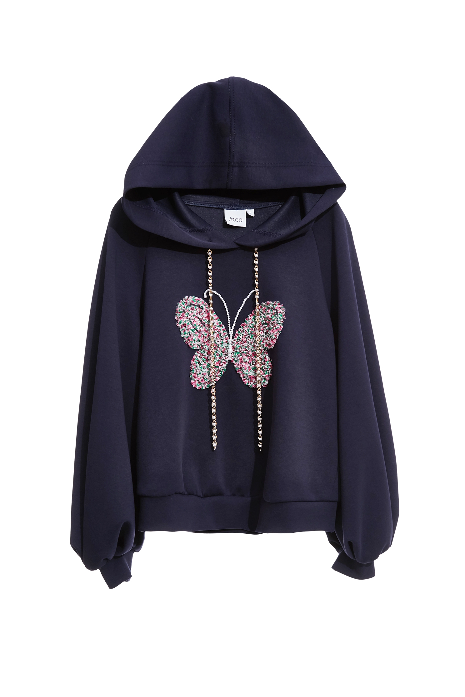 Front butterfly Graphic Hoodie TopFront butterfly Graphic Hoodie Top,Tops,Hoodie tops,pearl,Season (AW) Look