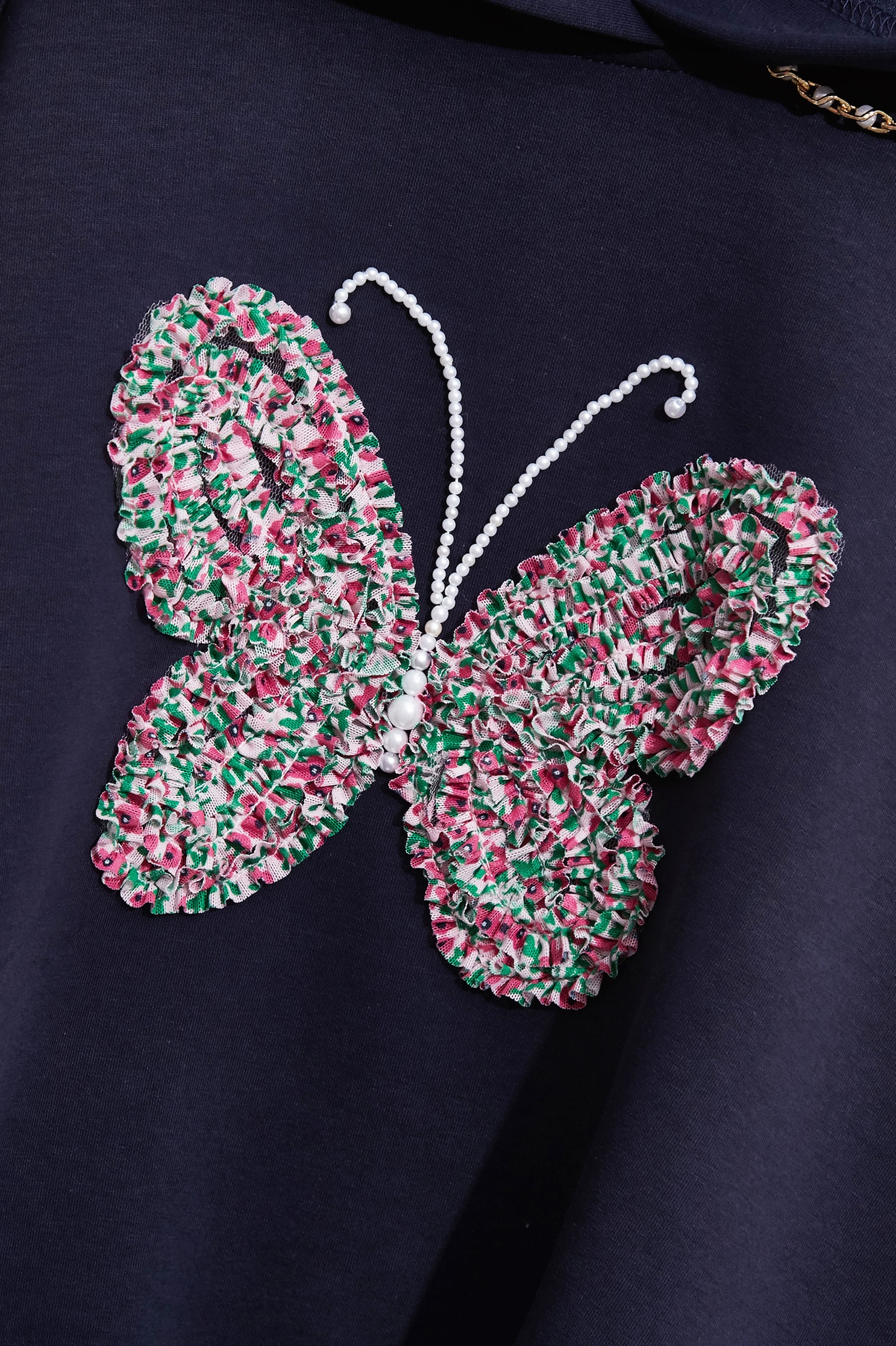 Front butterfly Graphic Hoodie TopFront butterfly Graphic Hoodie Top,Tops,Hoodie tops,pearl,Season (AW) Look