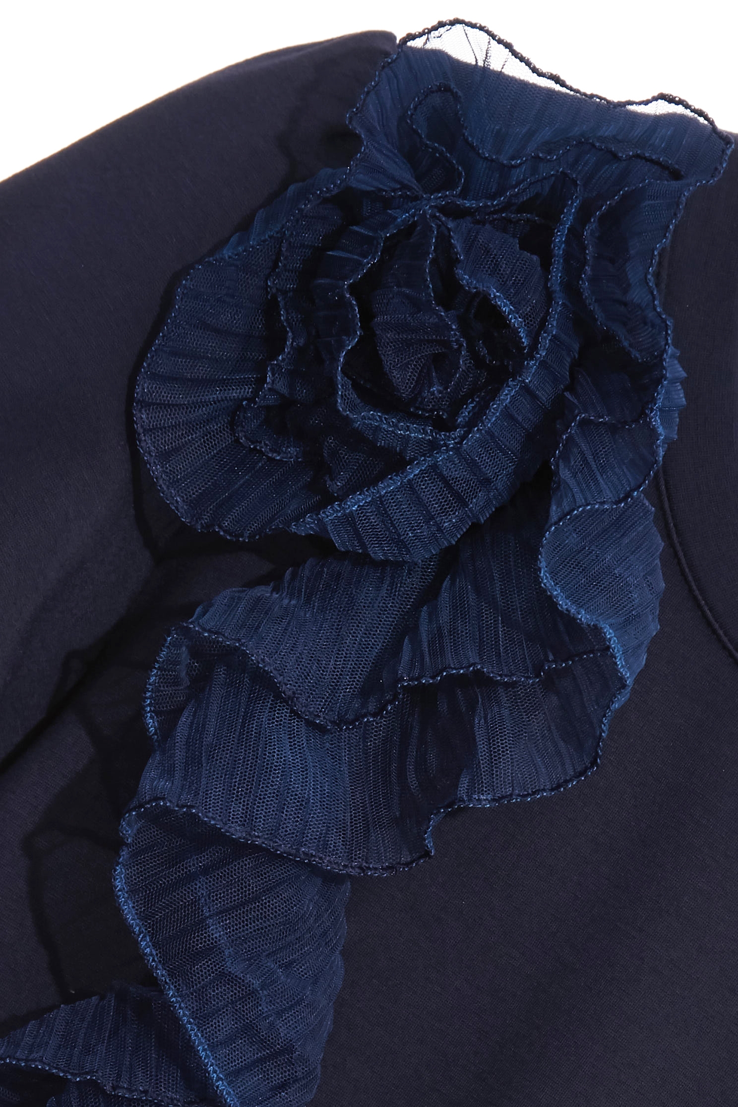 Front Ruffle Detail Short Sleeve TeeFront Ruffle Detail Short Sleeve Tee,Tops,Season (AW) Look