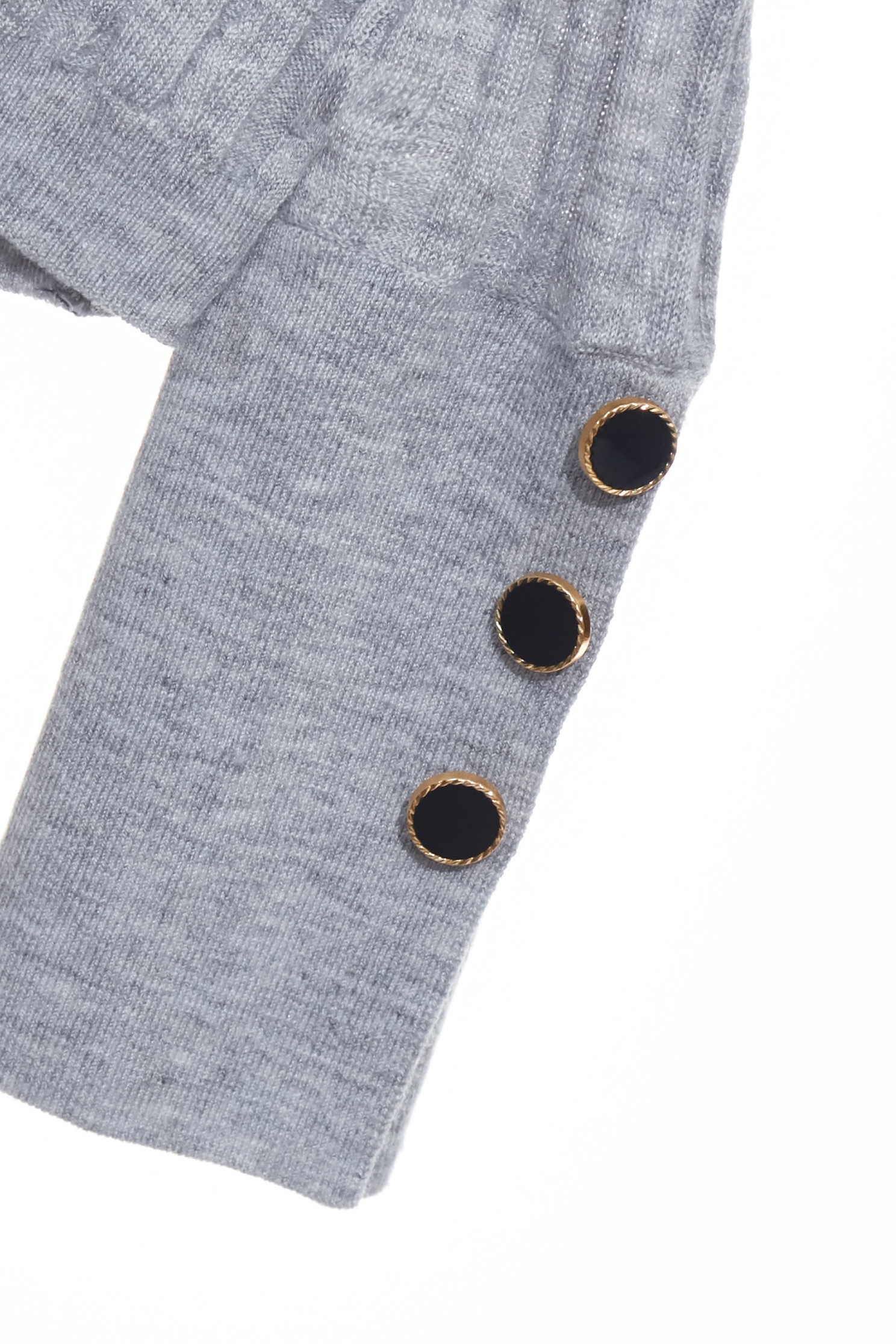 Grey Long Sleeve Fitted Knit TopGrey Long Sleeve Fitted Knit Top,Office Looks,Tops,Season (AW) Look,Valentine,Knitted,Knitted tops,Knitted tops