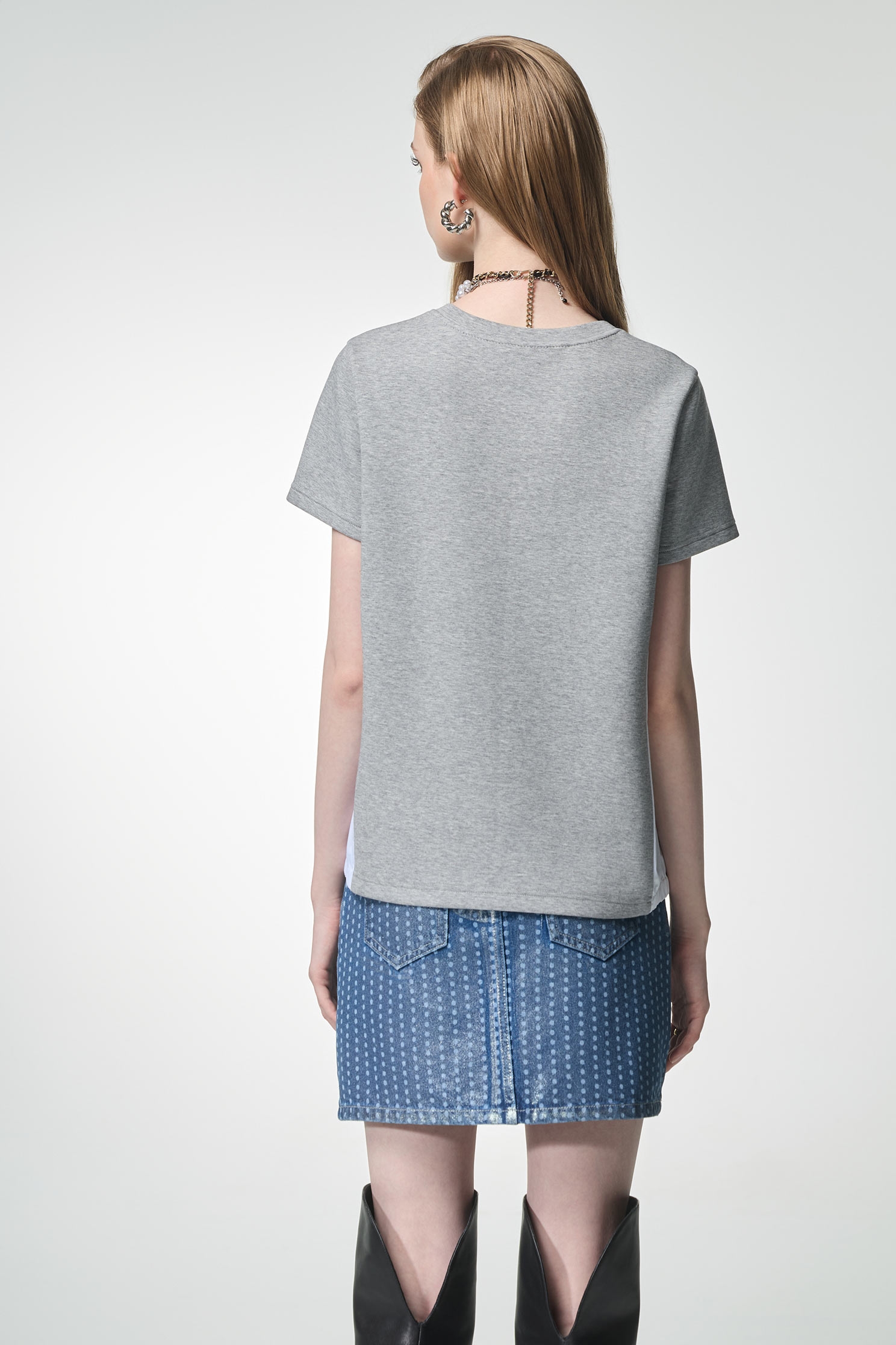 Patch Pocket Detail Short Sleeve TopPatch Pocket Detail Short Sleeve Top,Tops,Embroidered,Season (AW) Look