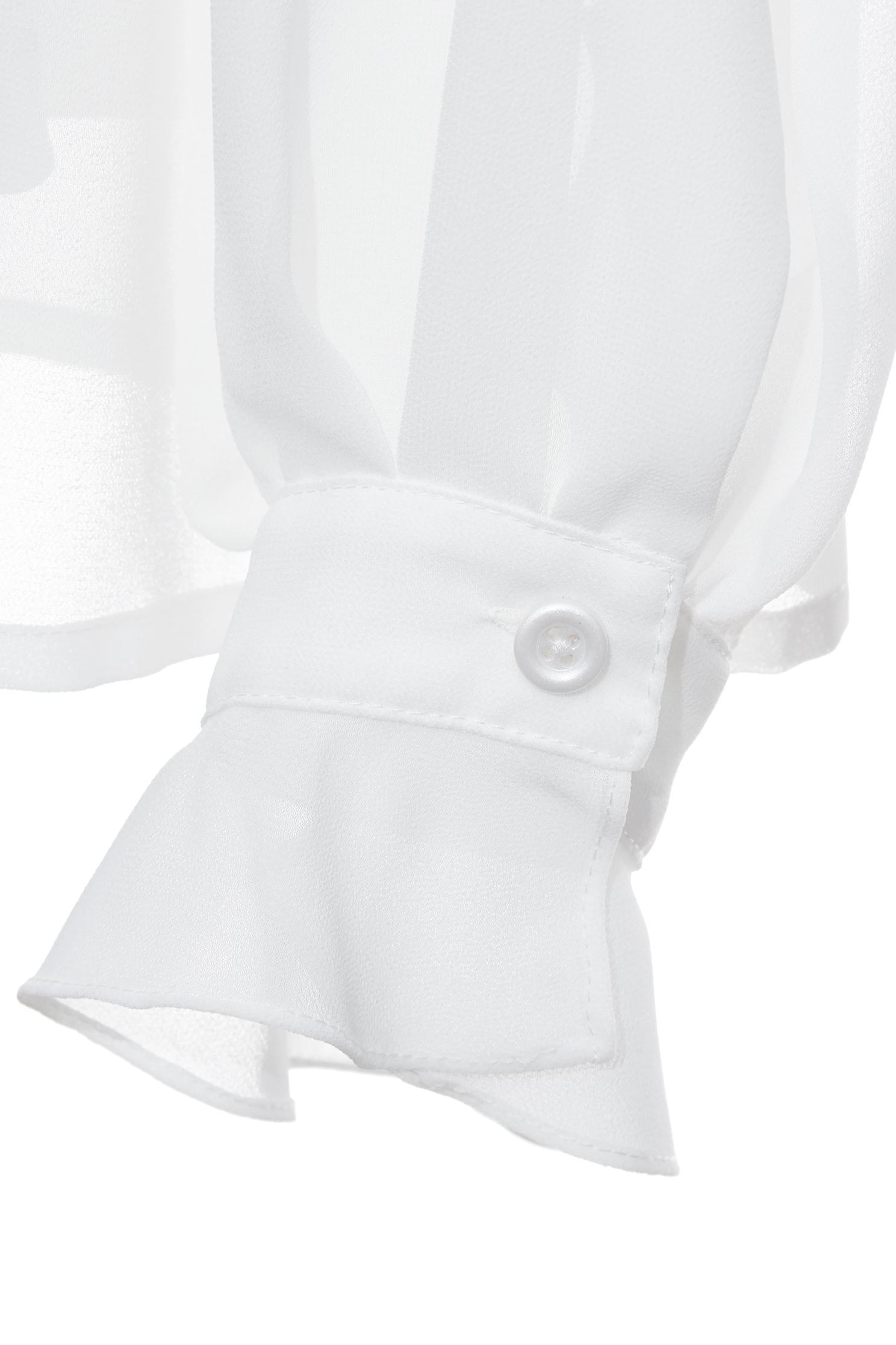 Ruffle Detail Chiffon BlouseRuffle Detail Chiffon Blouse,Tops,bestselling,Under shirts,White tops,Season (AW) Look,Lace,Chiffon
