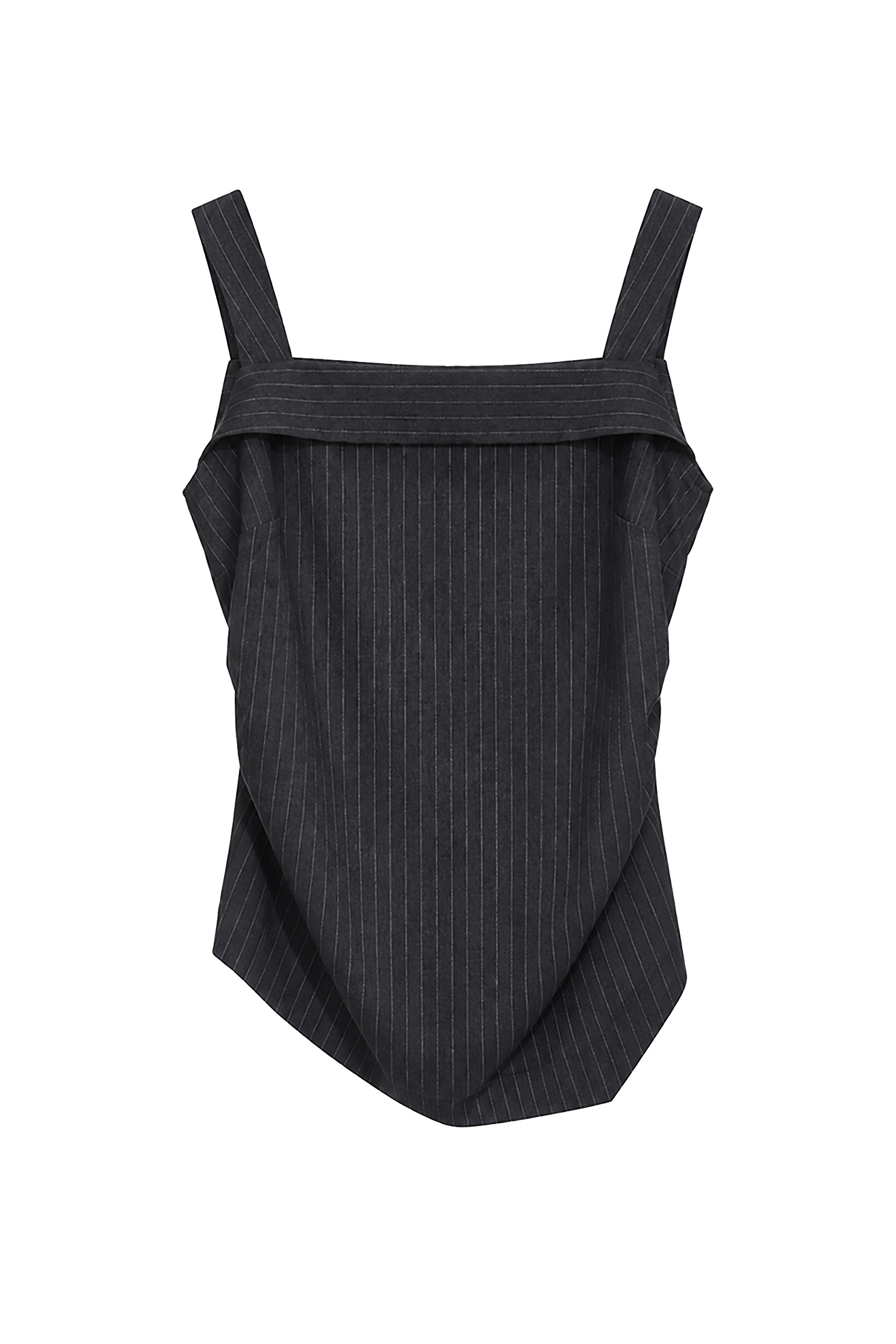 Shirring Detail Stripe Grey VestShirring Detail Stripe Grey Vest,sleeveless tops,Tops,Stripe,Sleeveless tops,sleeveless tops,Season (AW) Look,sleeveless tops