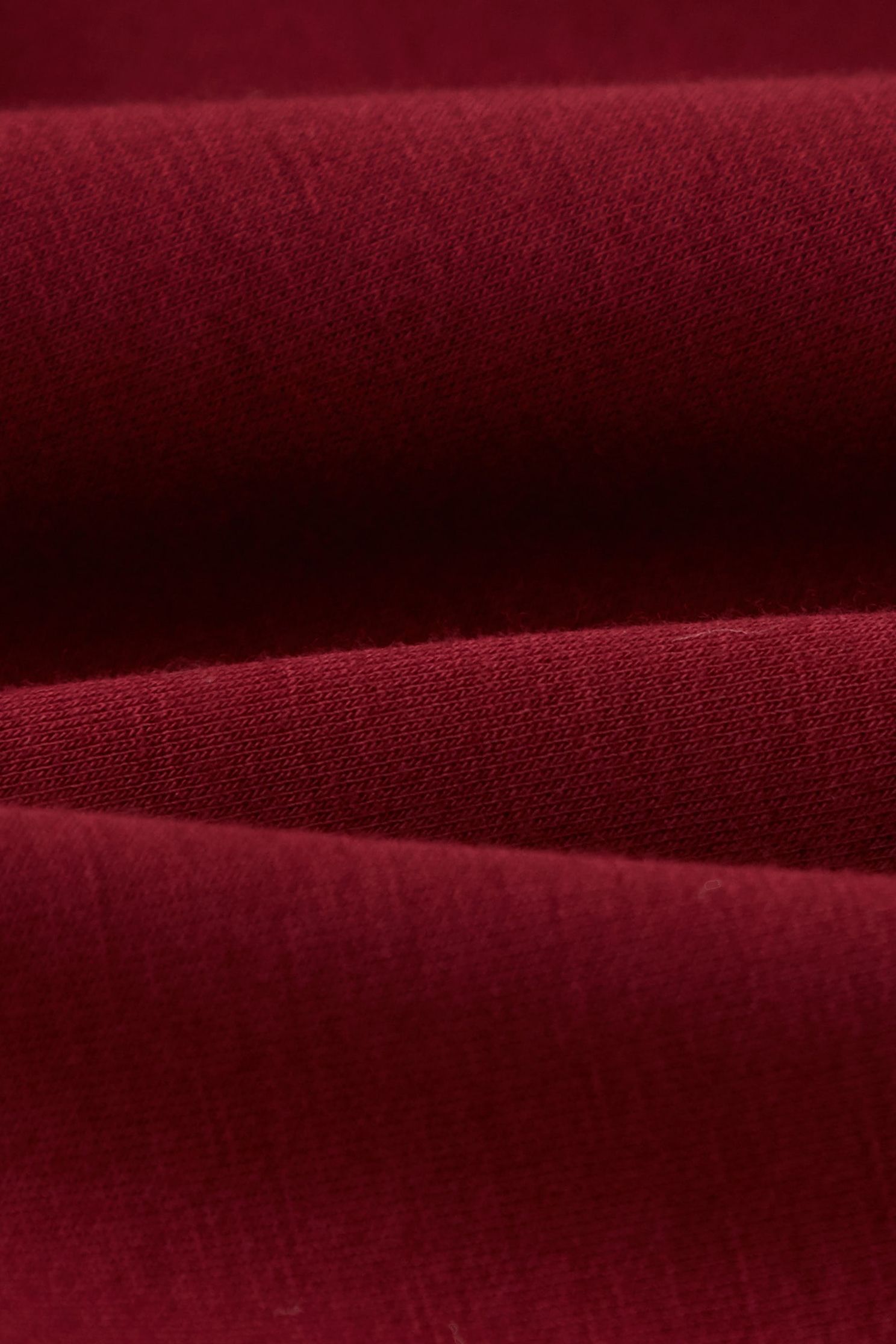 Wine Red Embroidery Logo TeeWine Red Embroidery Logo Tee,Tops,Embroidered,Season (SS) Look