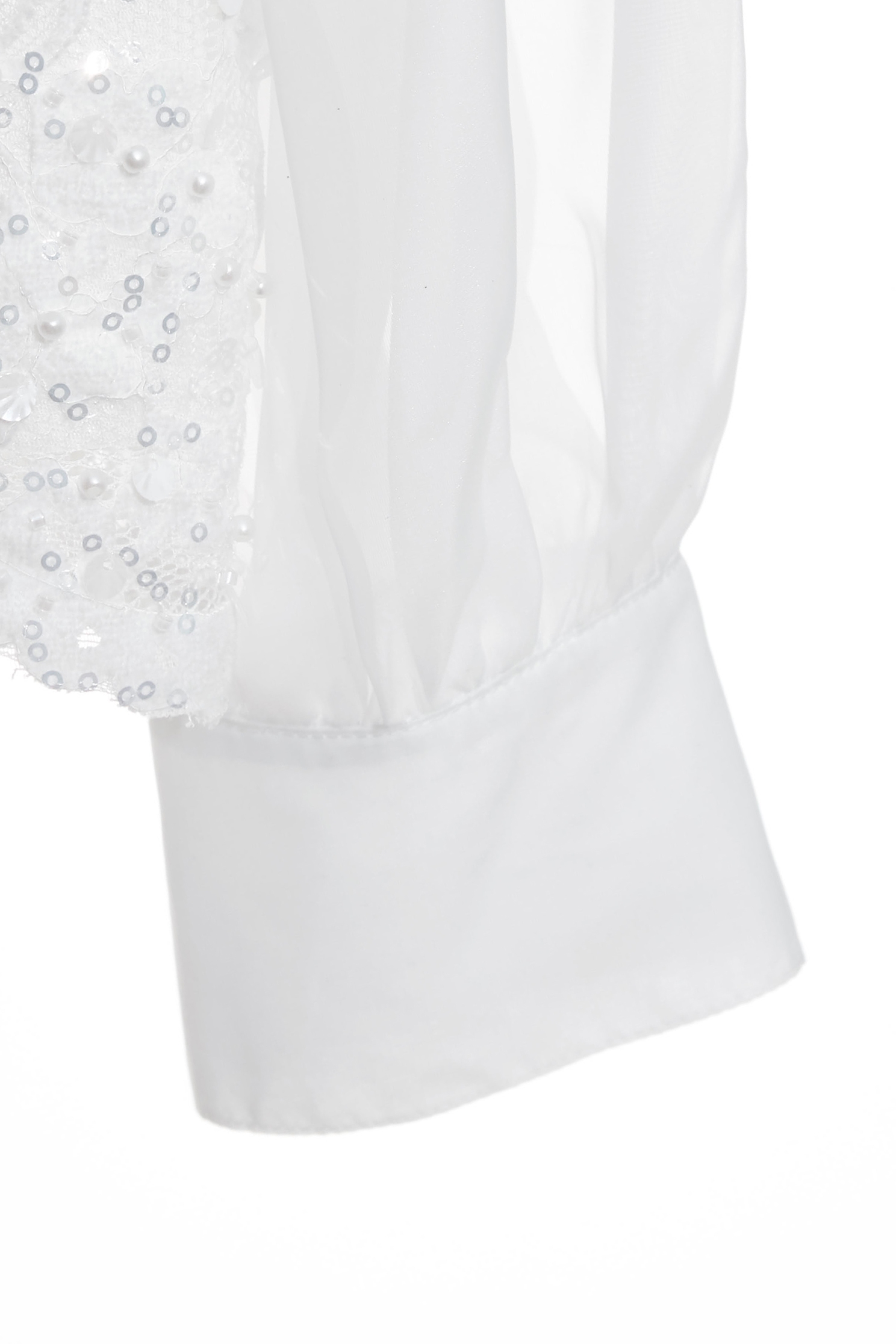 Sequin Pearl Detail Lace BlouseSequin Pearl Detail Lace Blouse,Office Looks,Tops,pearl,Season (AW) Look,blossoms,Lace,Lace tops