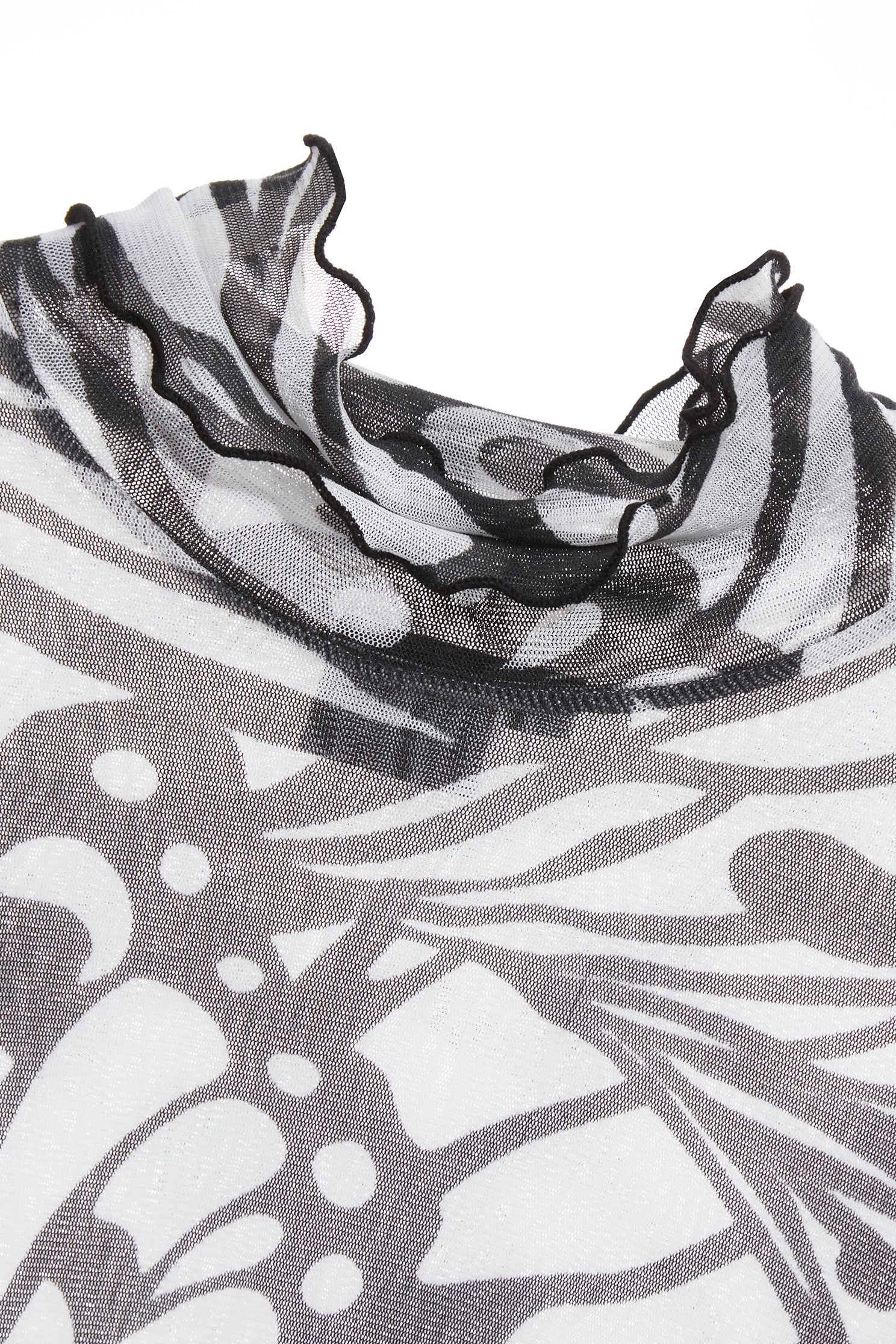 Butterfly Motif Turtleneck TopButterfly Motif Turtleneck Top,Tops,bestselling,Season (AW) Look,Turtleneck tops