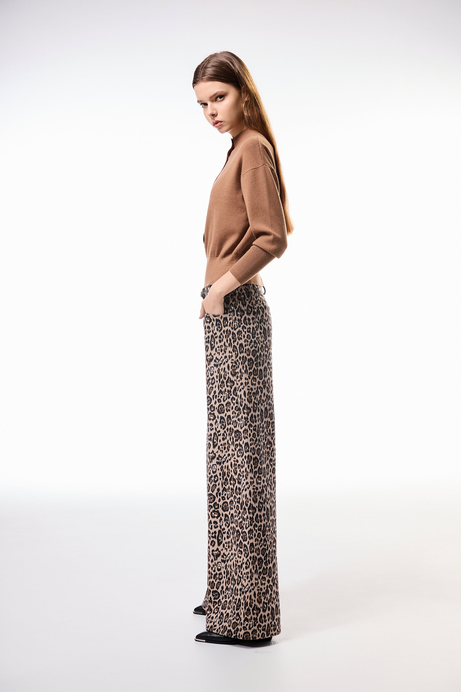 Patch Pocket Long Sleeve Knit TopPatch Pocket Long Sleeve Knit Top,Tops,Season (AW) Look,Knitted,Knitted tops