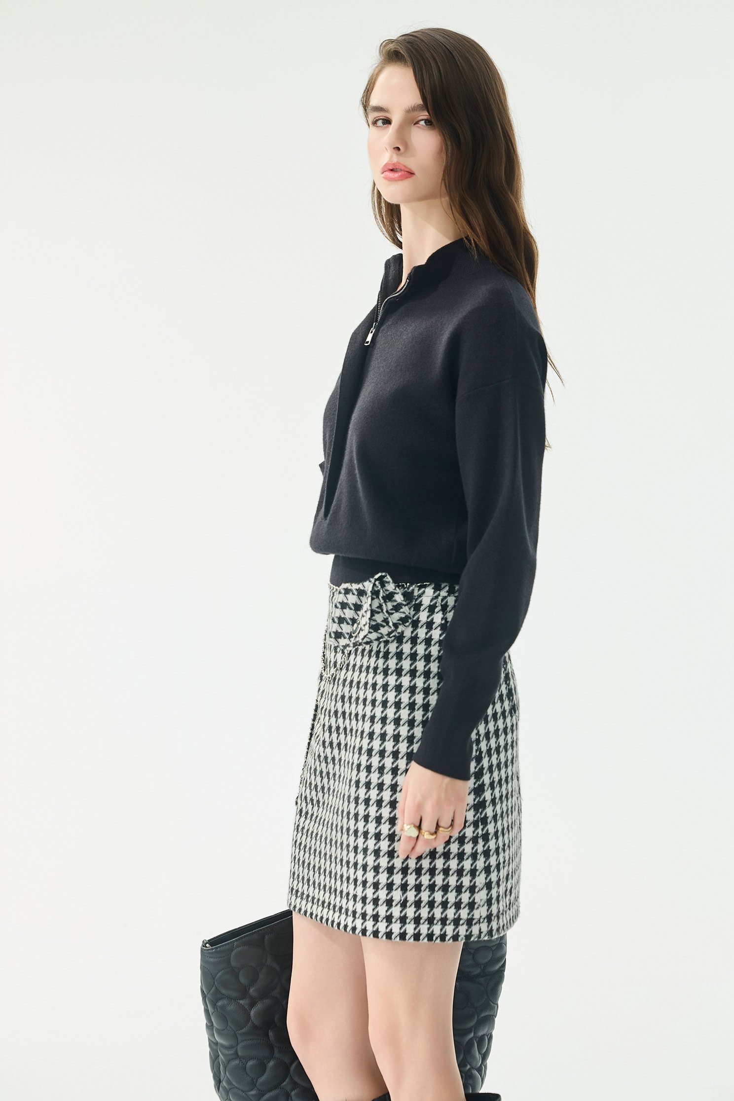 Patch Pocket Long Sleeve Knit TopPatch Pocket Long Sleeve Knit Top,Tops,Season (AW) Look,Knitted,Knitted tops