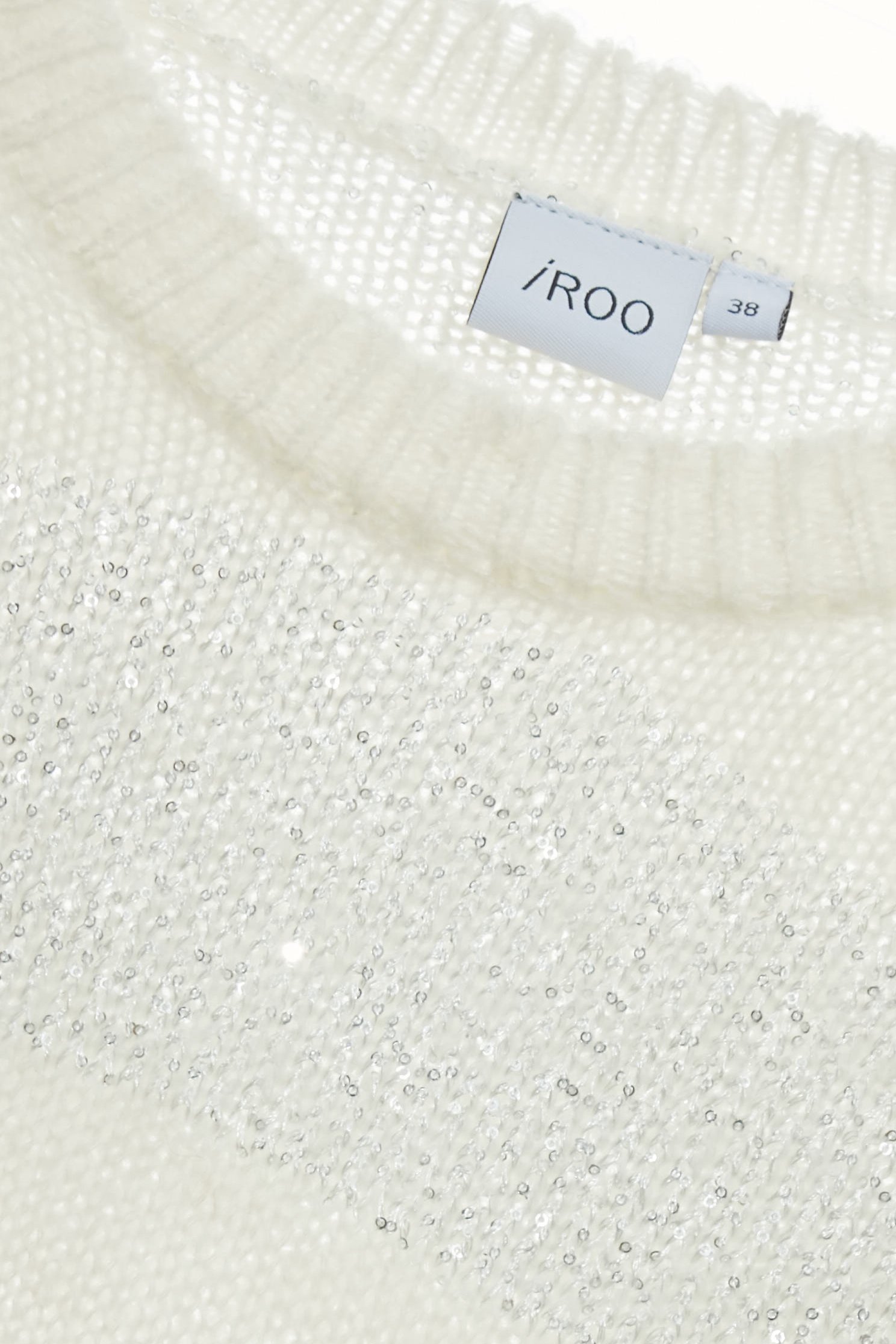 Sequin Wide Contrast Stripe Knit TopSequin Wide Contrast Stripe Knit Top,Tops,Season (AW) Look,Knitted,Knitted tops