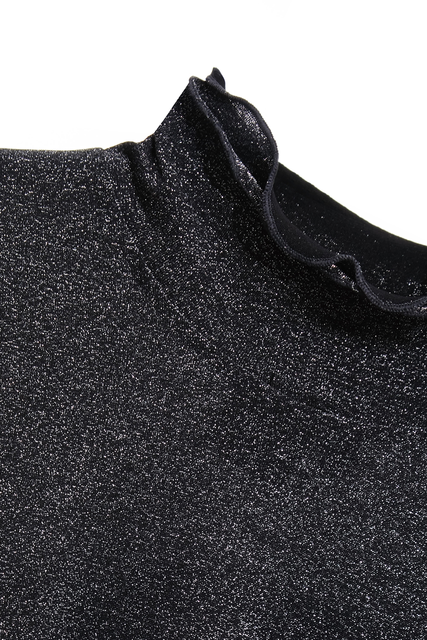 Metallic Sheen Charcoal Grey TopMetallic Sheen Charcoal Grey Top,Tops,Season (AW) Look,black tops