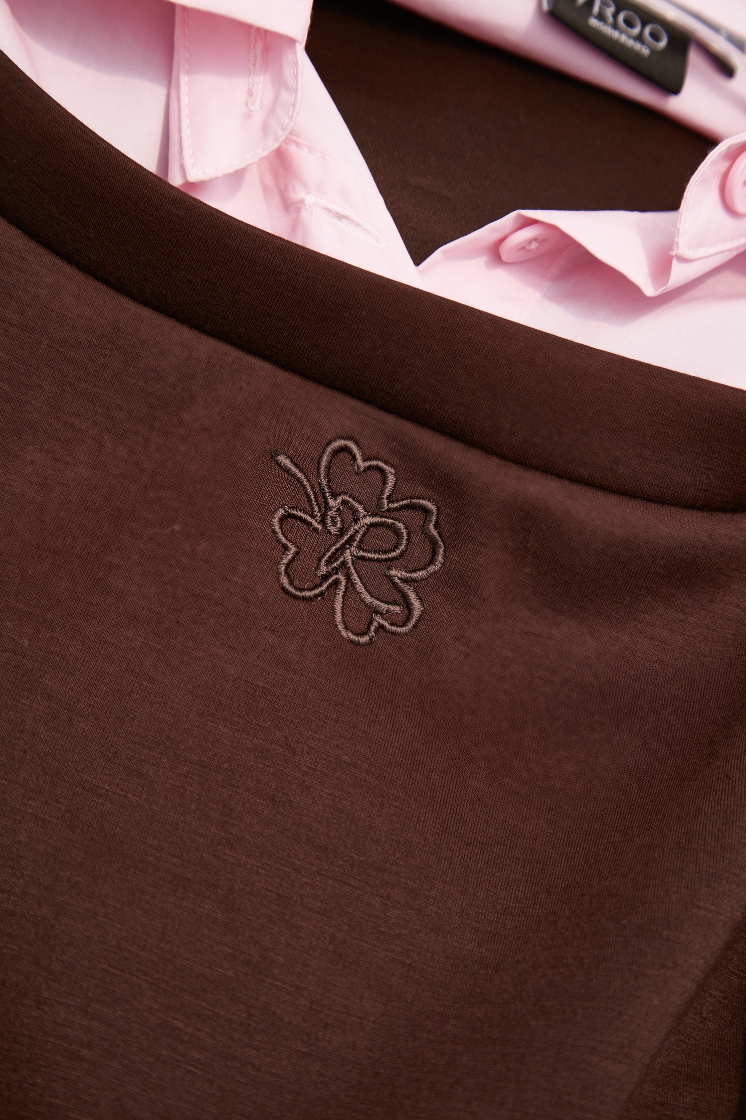 Colour Block Long Sleeve TopColour Block Long Sleeve Top,Tops,Season (AW) Look,Embroidered