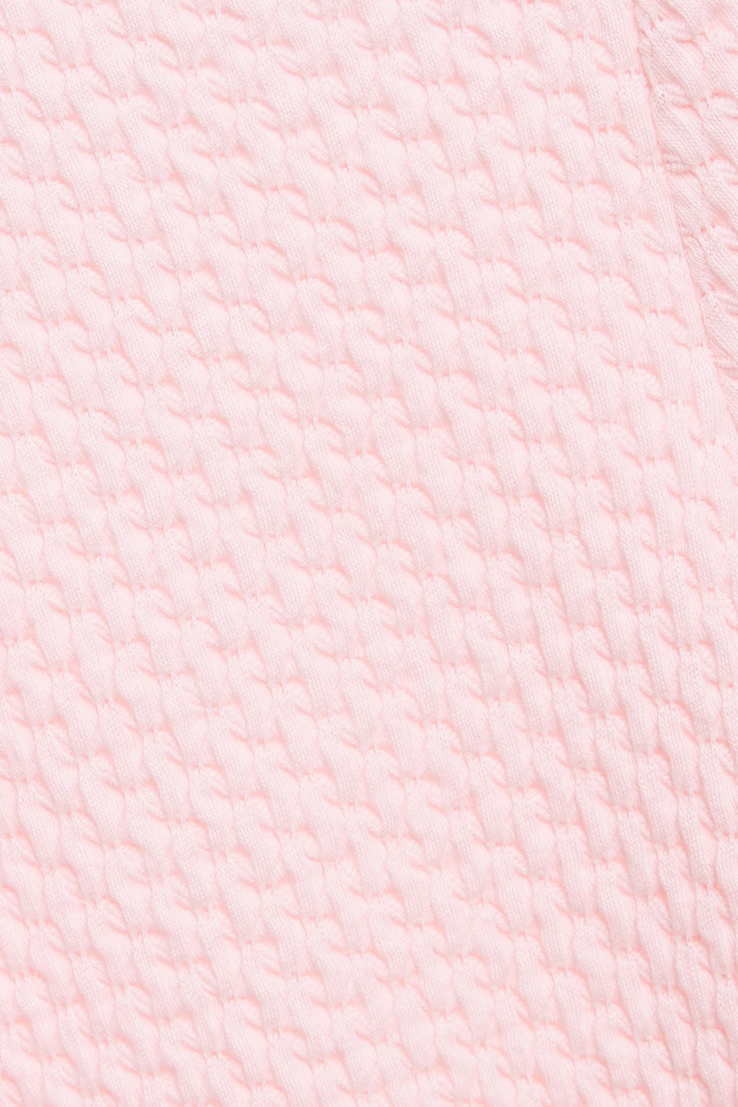 Textured top with ruffle trimsTextured top with ruffle trims,Tops,mothergift,Season (AW) Look,Pink,Lace