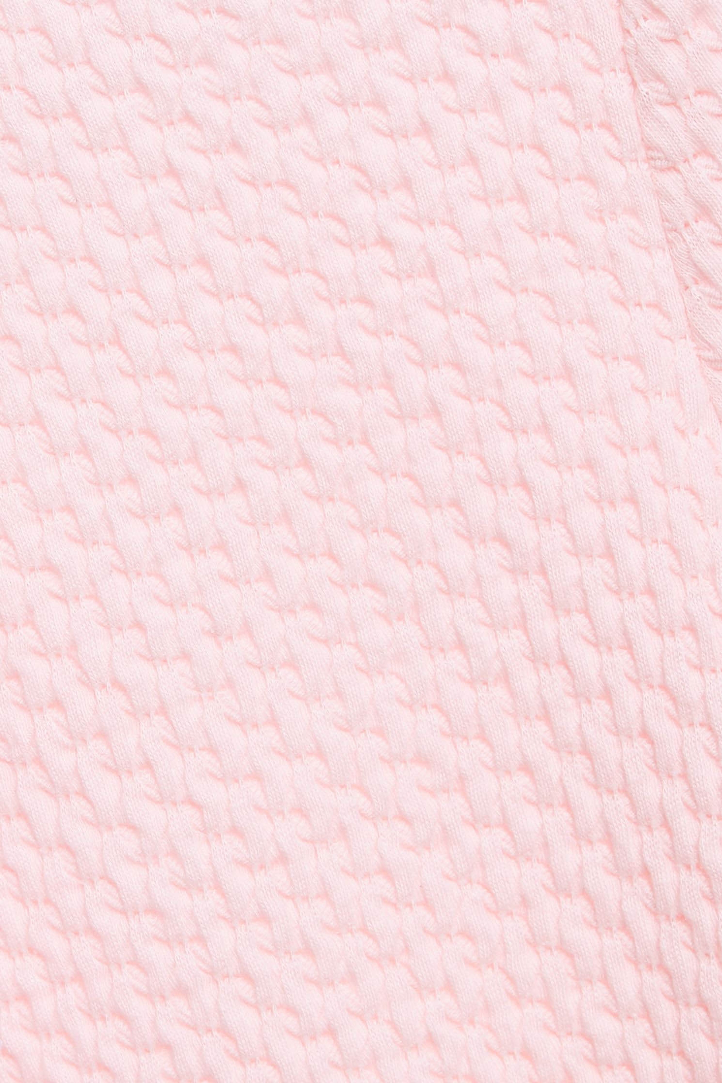 Textured top with ruffle trimsTextured top with ruffle trims,Tops,mothergift,Season (AW) Look,Pink,Lace