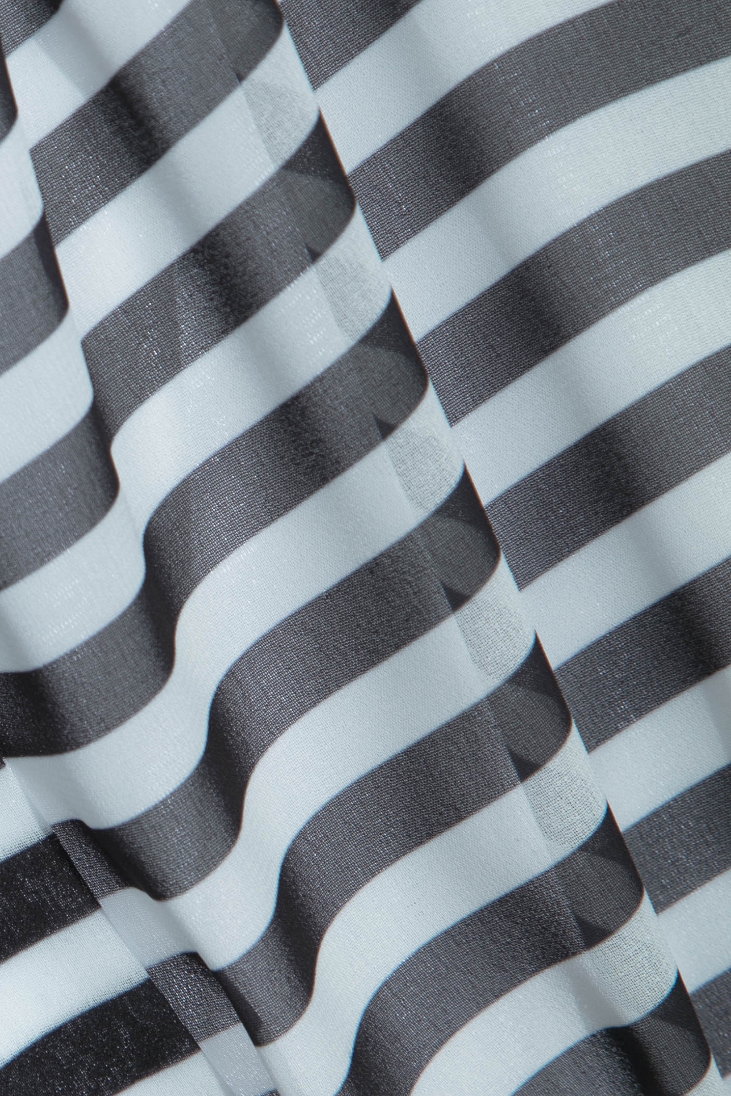 Short Sleeve Black Stripe TopChiffon cropped top with stripd design,Tops,Season (SS) Look,Chiffon