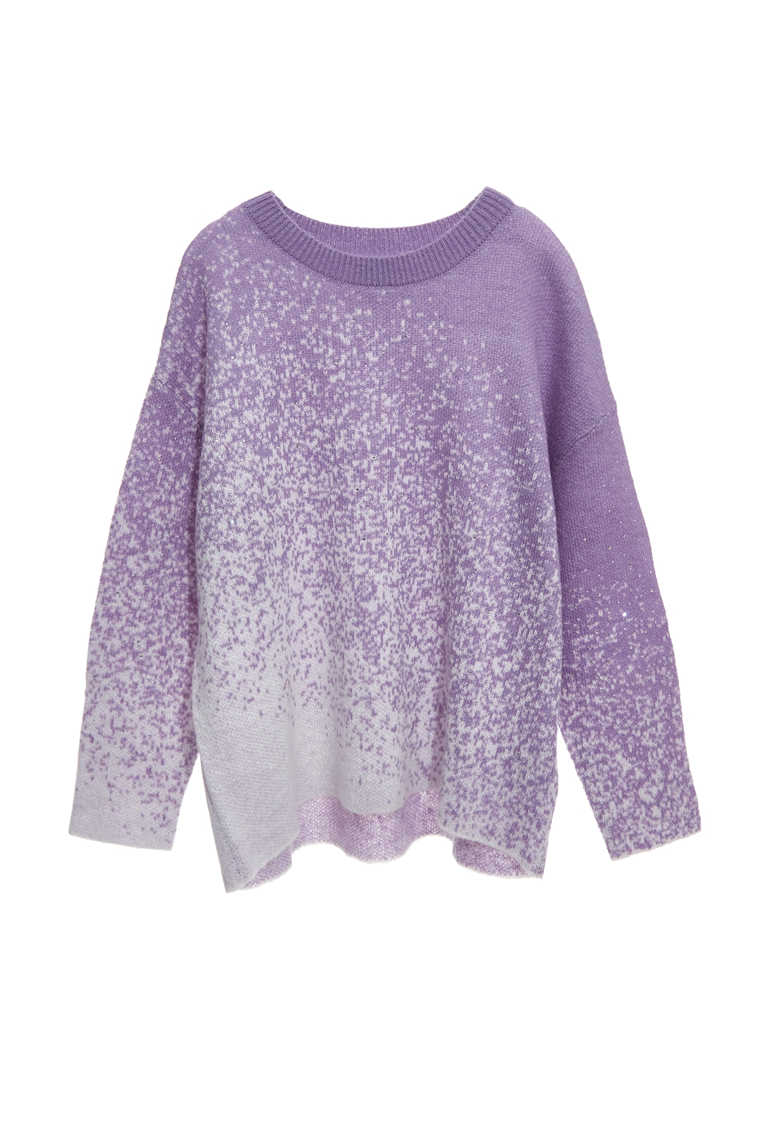 Oversize Lavender Sequin Knit TopOversize Lavender Sequin Knit Top,Tops,Season (AW) Look,Valentine,Knitted,Knitted tops,Knitted tops