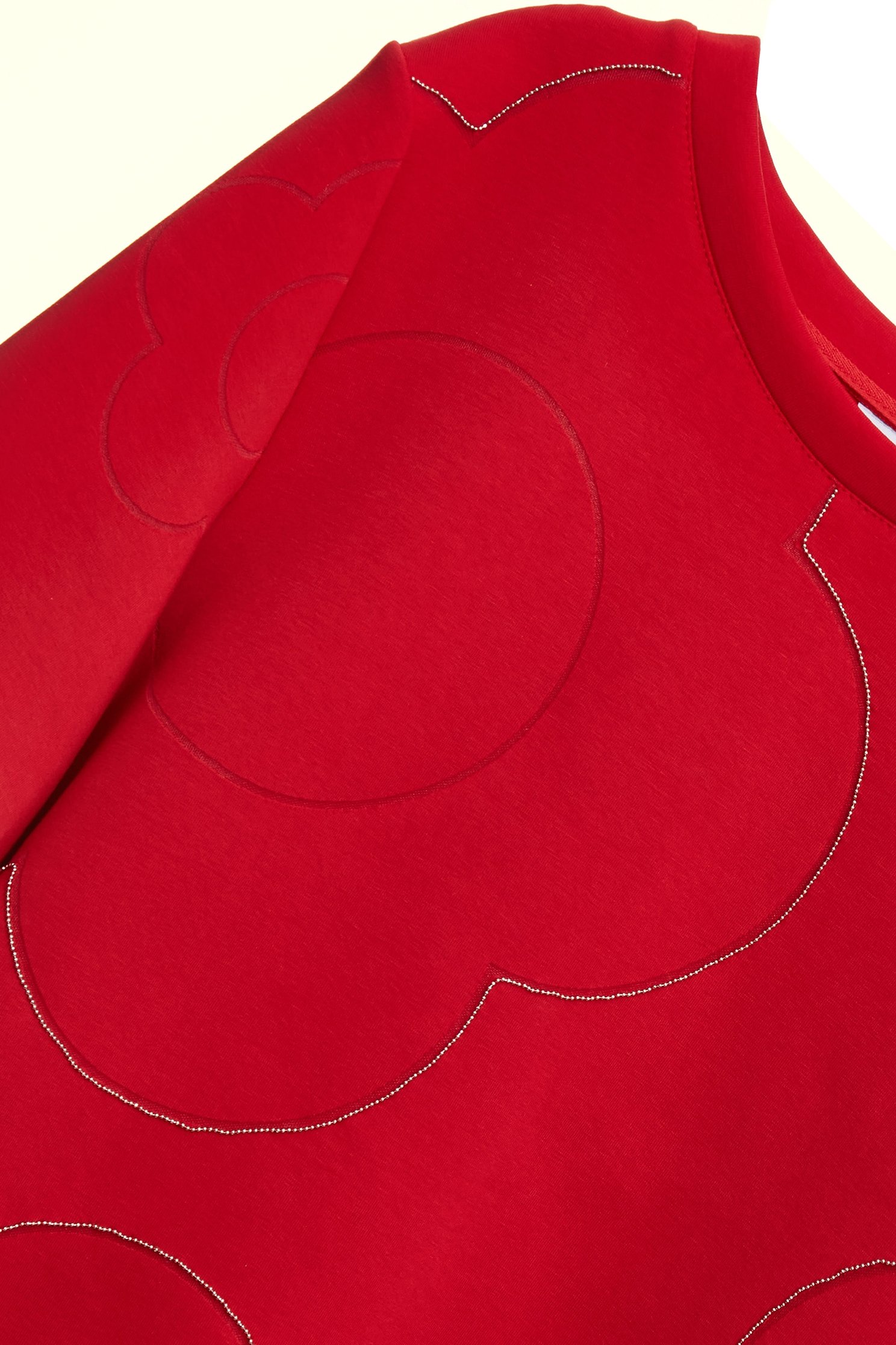 Chilli Red Floral Motif Short Sleeve TopChilli Red Floral Motif Short Sleeve Top,Tops,Short sleeve tops,Season (AW) Look,Valentine,blossoms