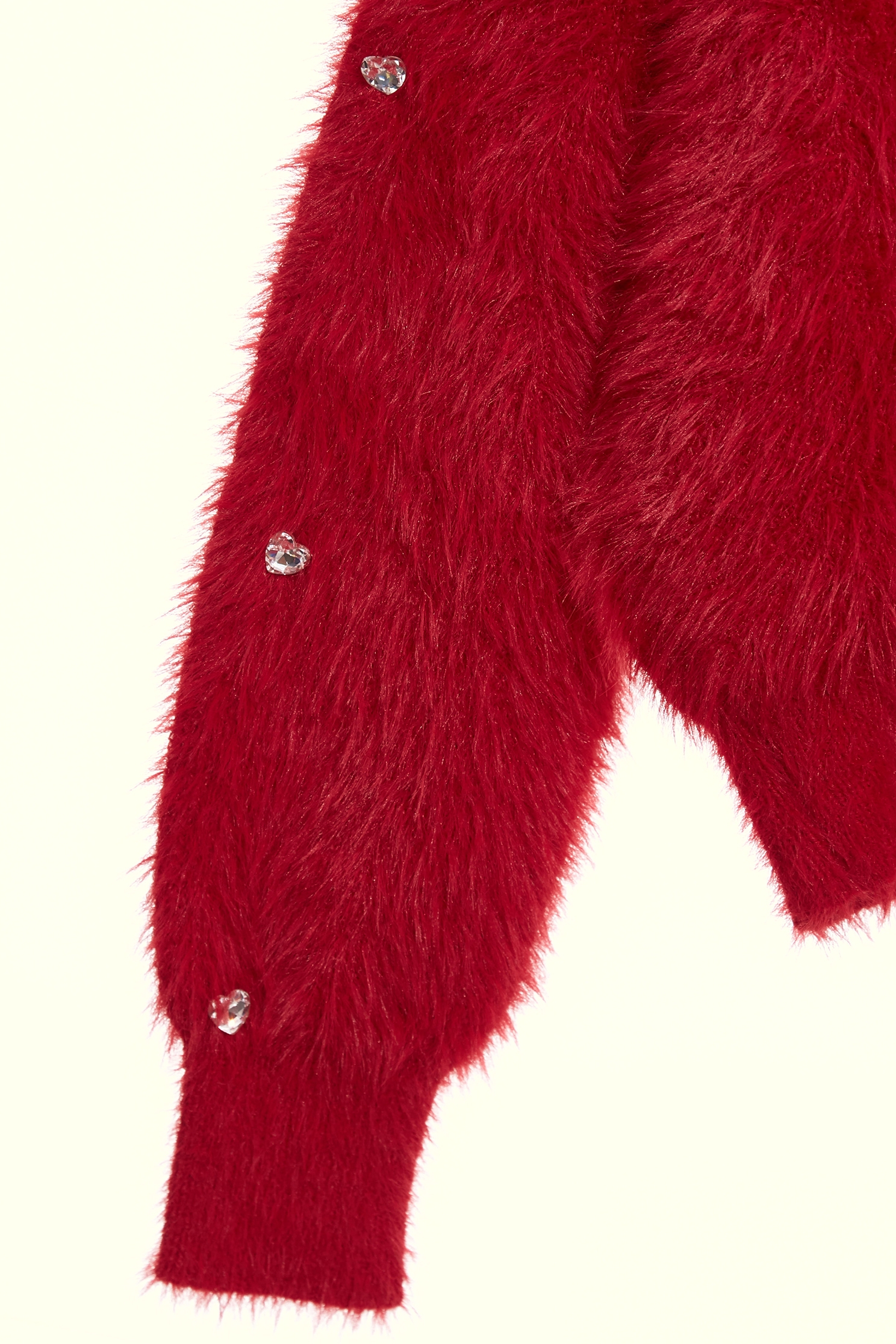 Chilli Red Stand Collar Knit TopChilli Red Stand Collar Knit Top,Tops,Season (AW) Look,Knitted