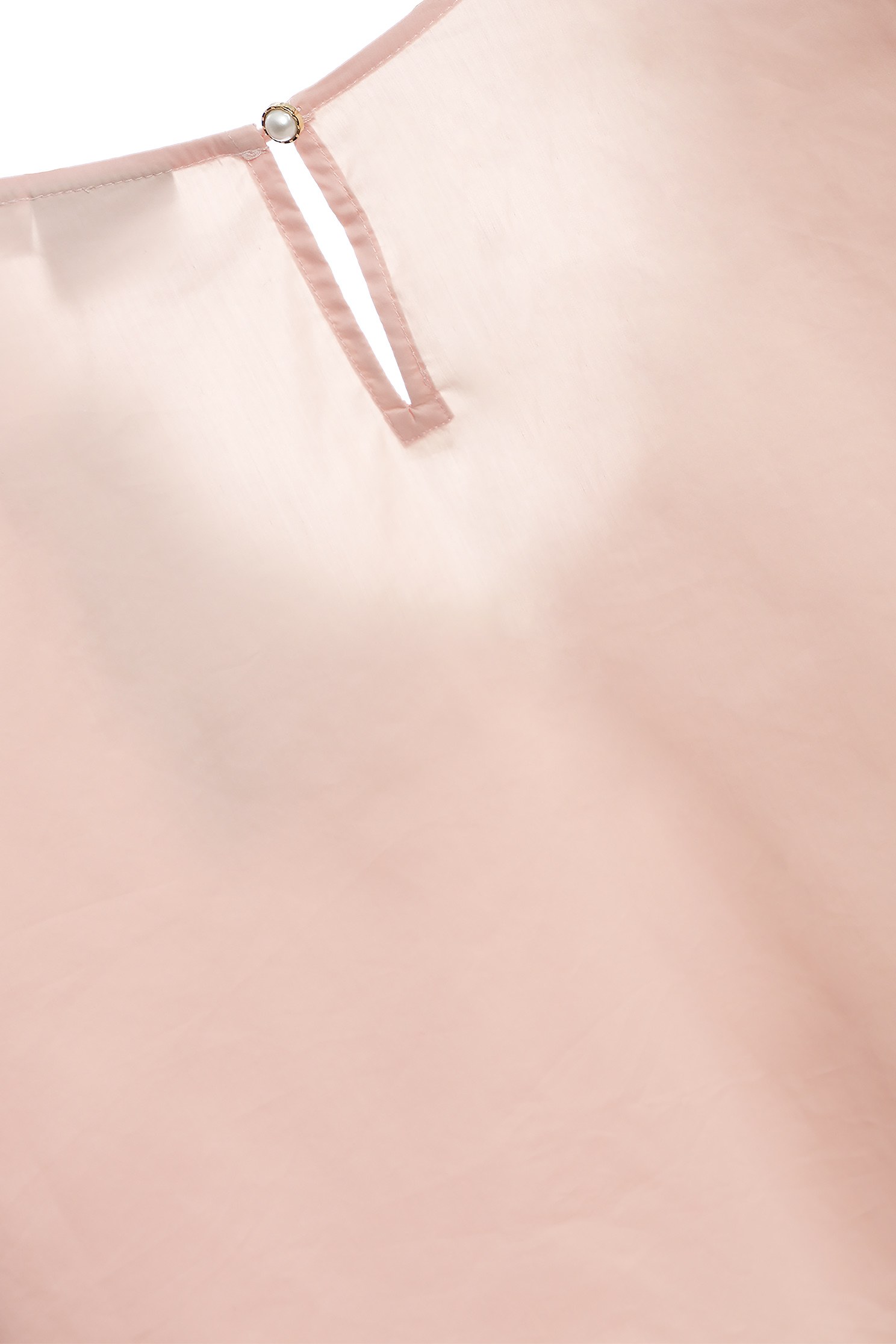 Contrast Hollow Out Lace Collar Pink TopShirt top with bow collar,Tops,Season (AW) Look,Blouses