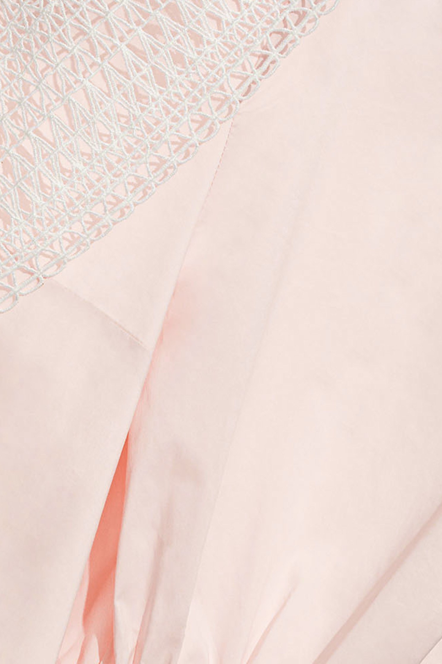 Contrast Hollow Out Lace Collar Pink TopShirt top with bow collar,Tops,Season (AW) Look,Blouses