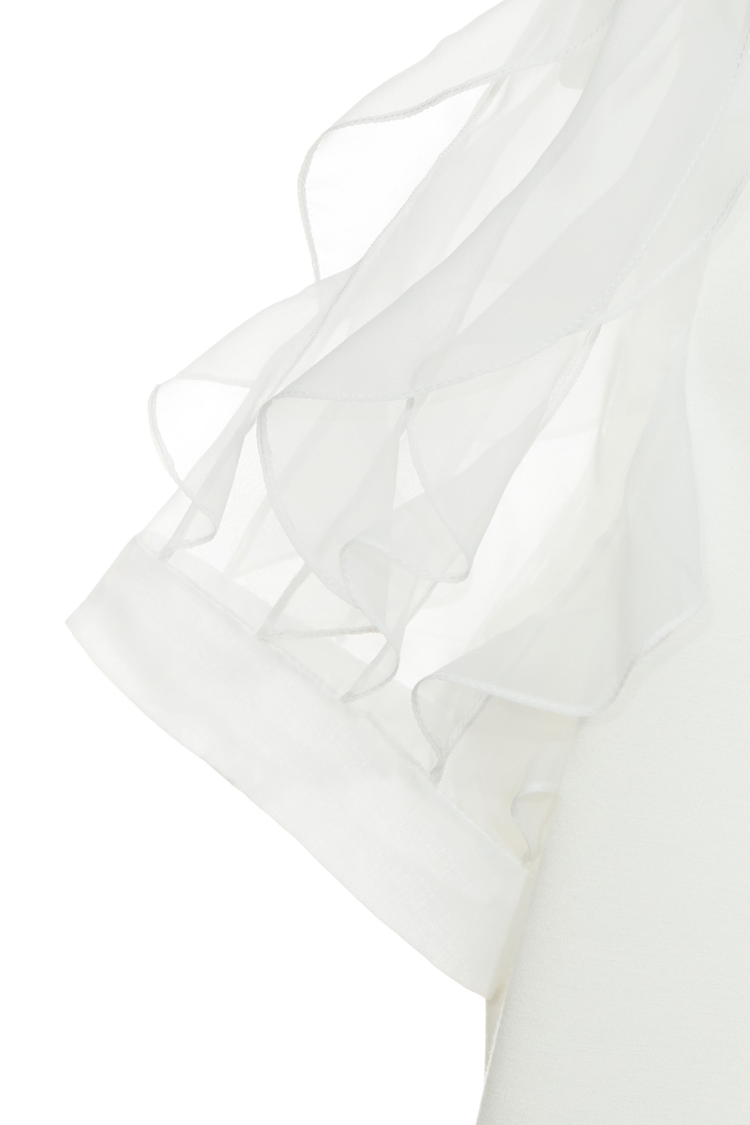 Ruffle Sleeve V-neck TopRuffle Sleeve V-neck Top,Tops,Season (SS) Look