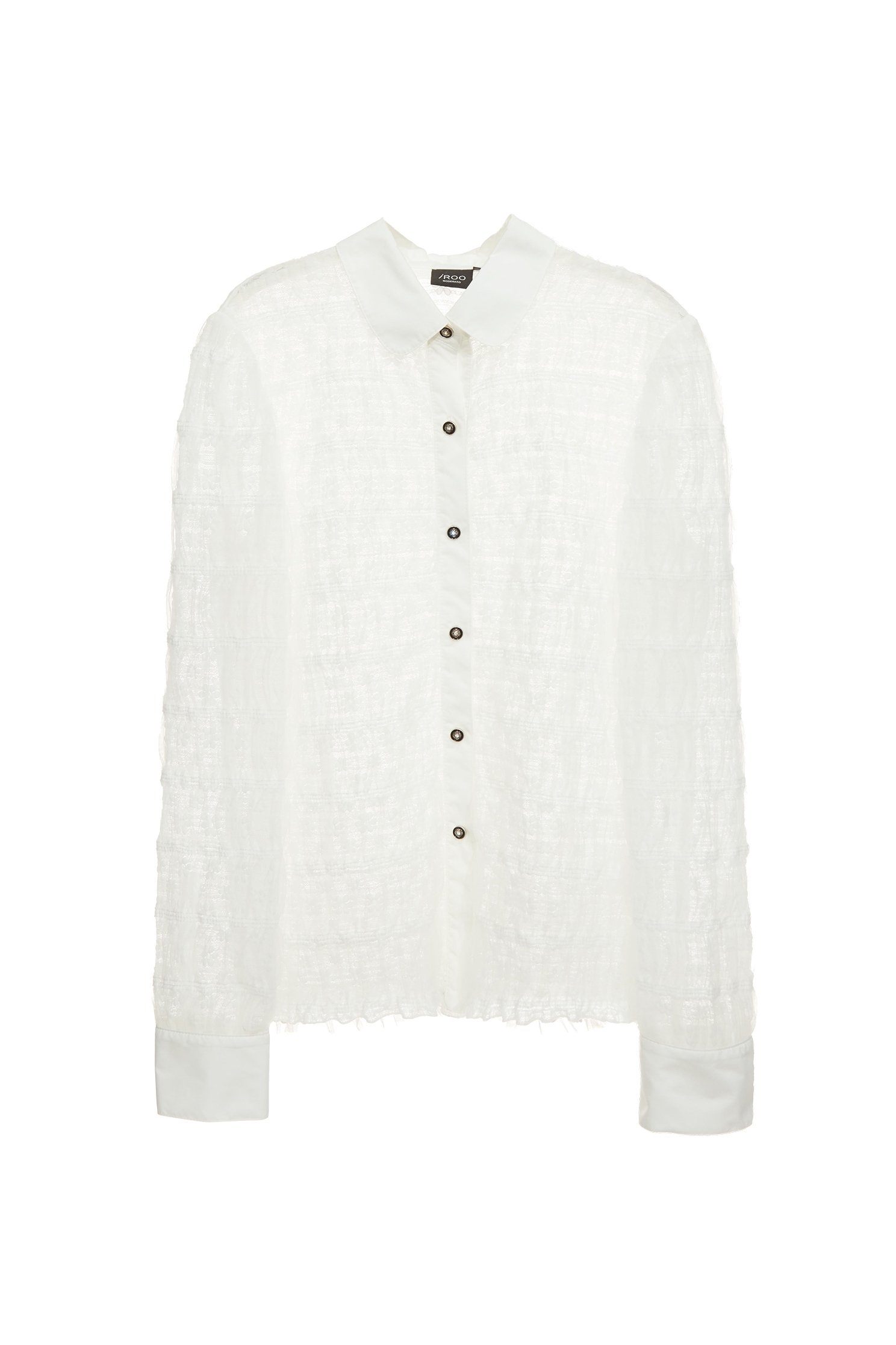 Floral Detail Long Sleeve Mesh BlouseFloral Detail Long Sleeve Mesh Blouse,Tops,Season (SS) Look,Blouses