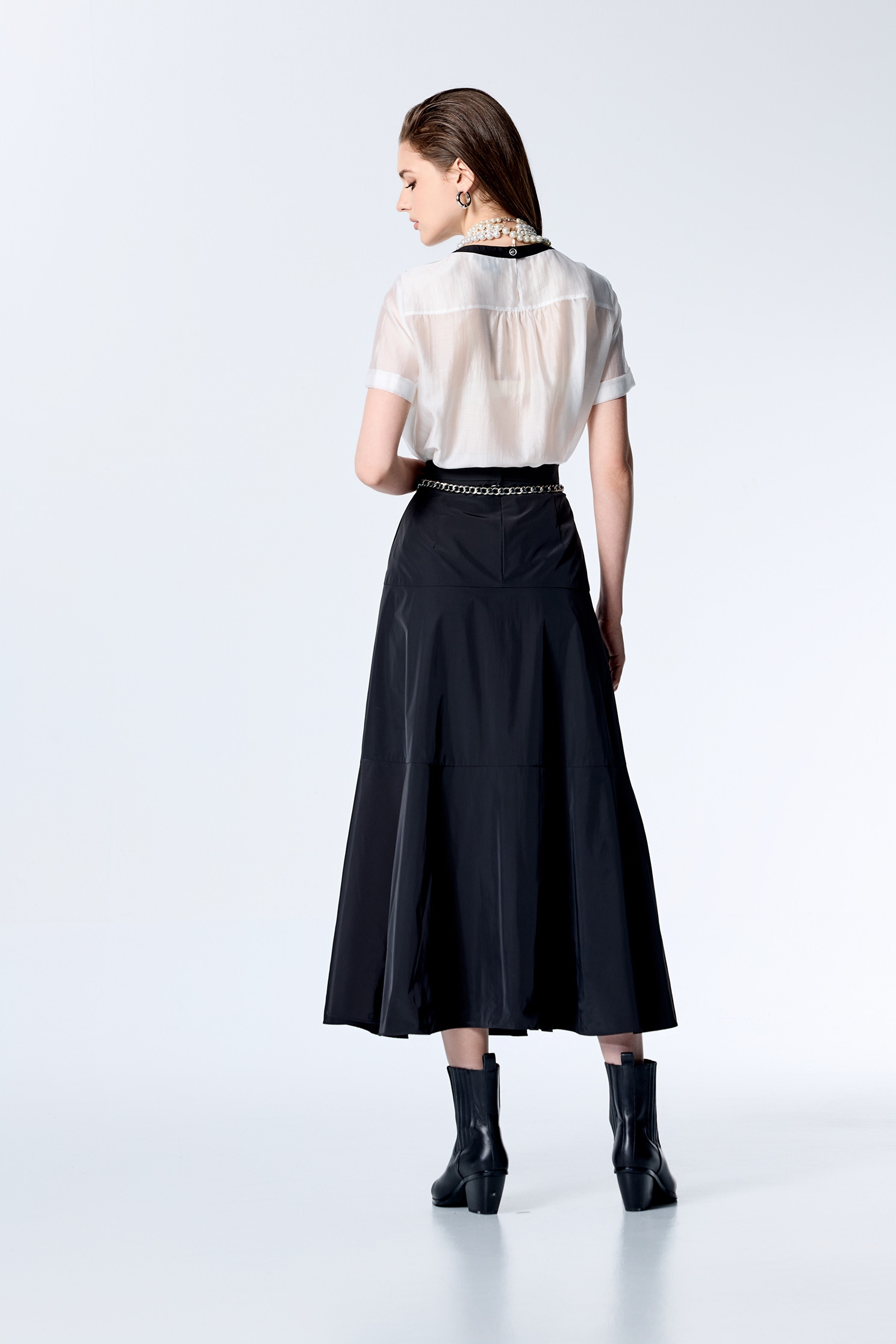 Floral Embroidery Short Sleeve TopFloral Embroidery Short Sleeve Top,Tops,Season (SS) Look,Back To Classic,Back To B/W