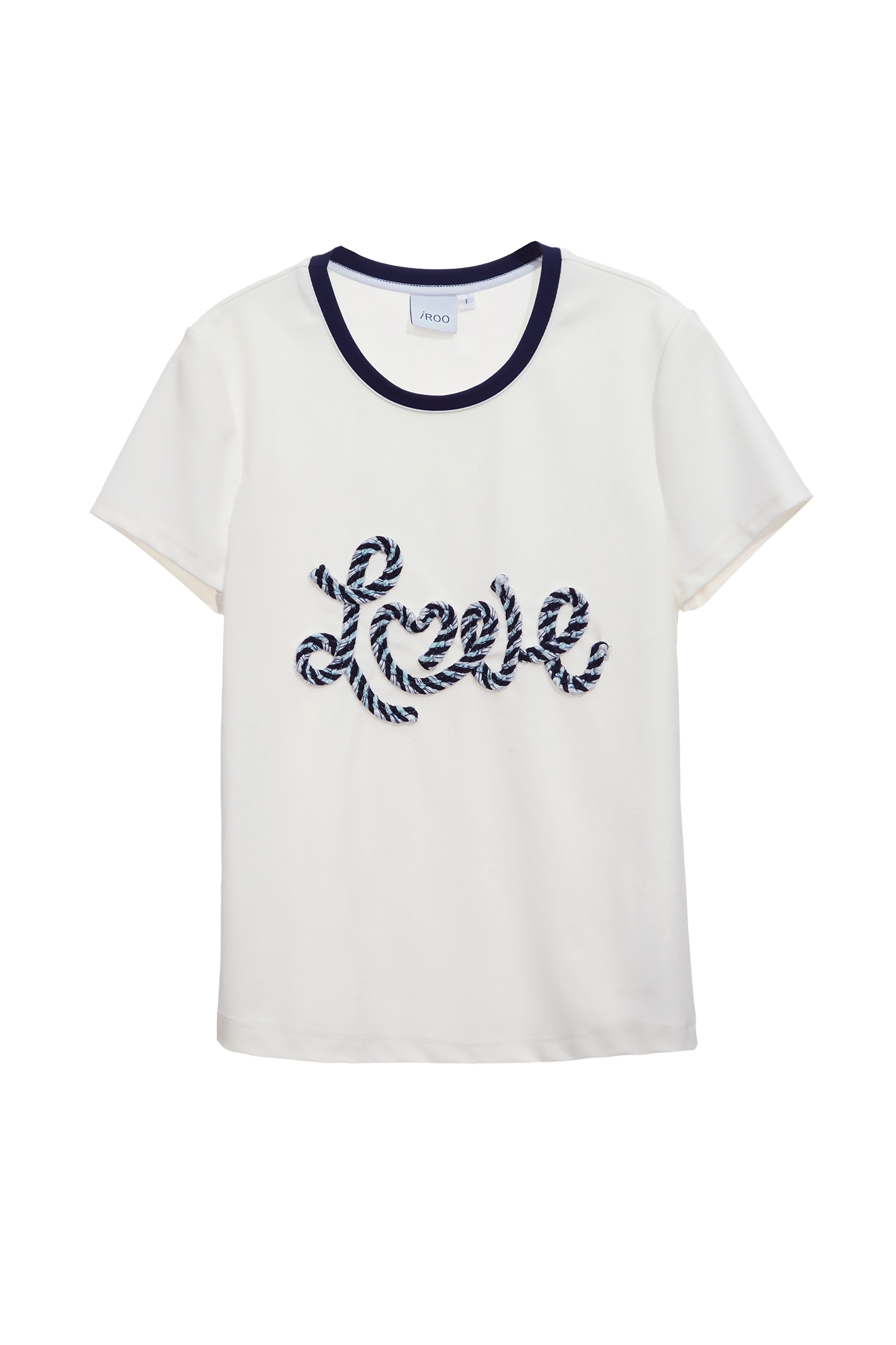 Braided Slogan Short Sleeve TeeBraided Slogan Short Sleeve Tee,T-shirts,T-shirts,Tops,Season (SS) Look