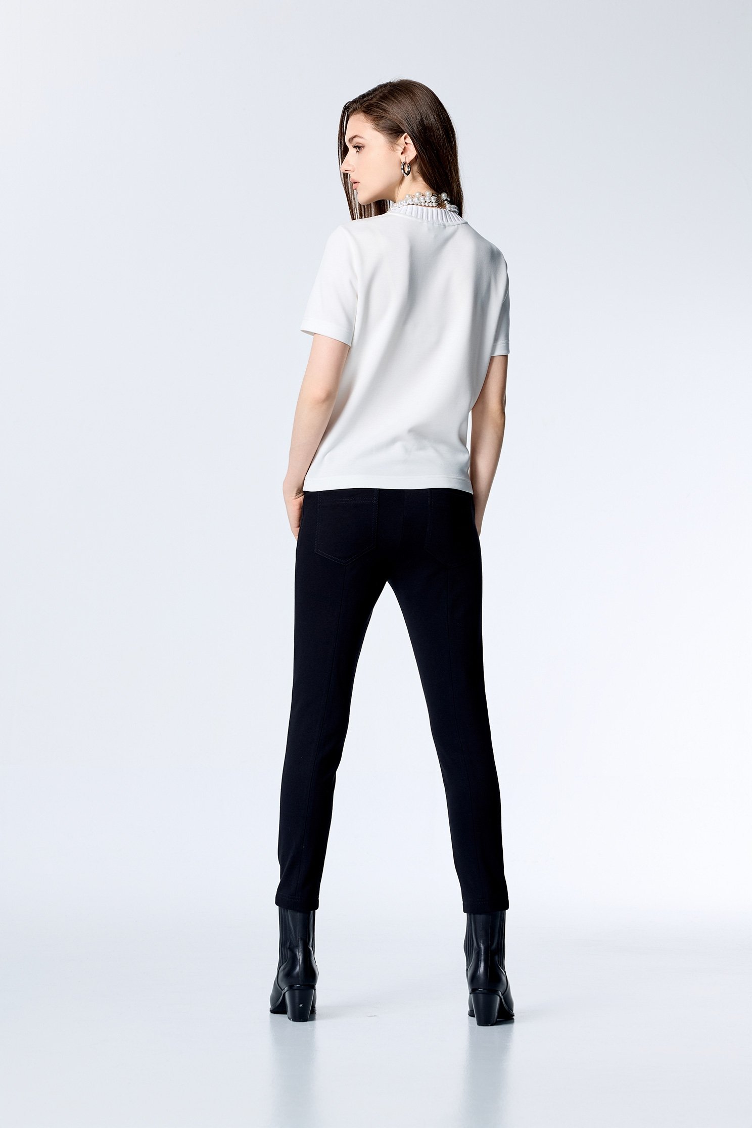 Floral Embroidery Short Sleeve TeeFloral Embroidery Short Sleeve Tee,Tops,Season (SS) Look,Lace tops