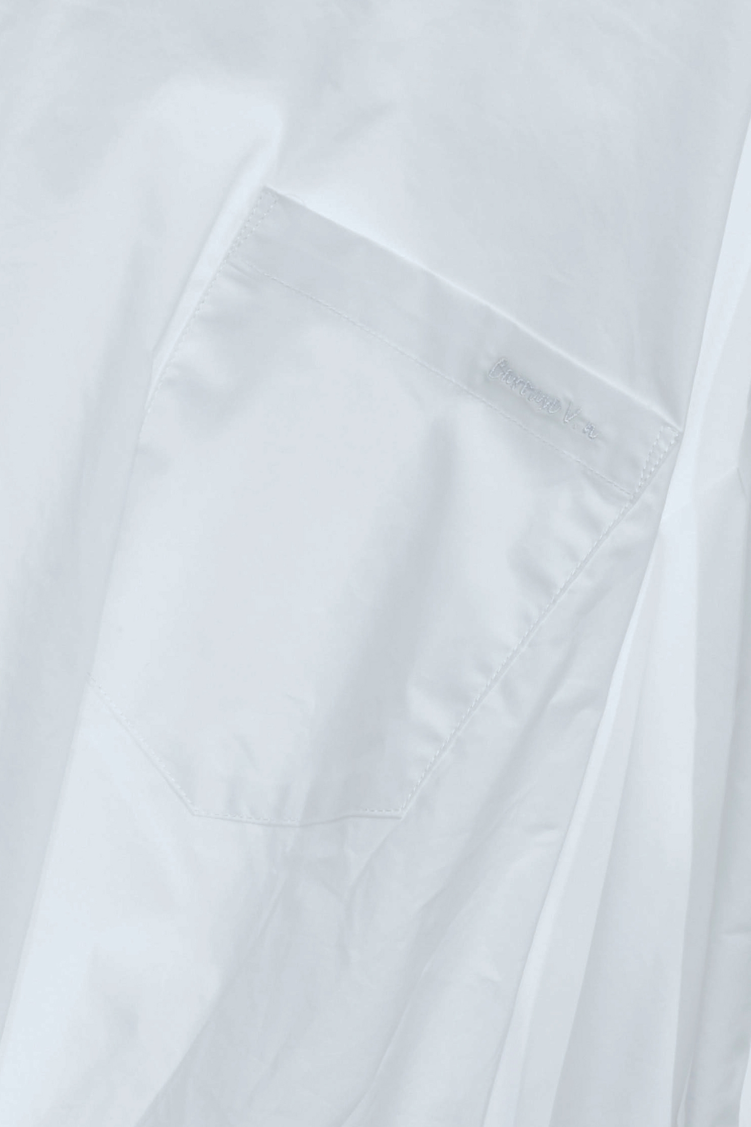 Bubble Sleeve Patch Pocket TopBubble Sleeve Patch Pocket Top,Tops,Season (SS) Look,White tops,Embroidered,Blouses