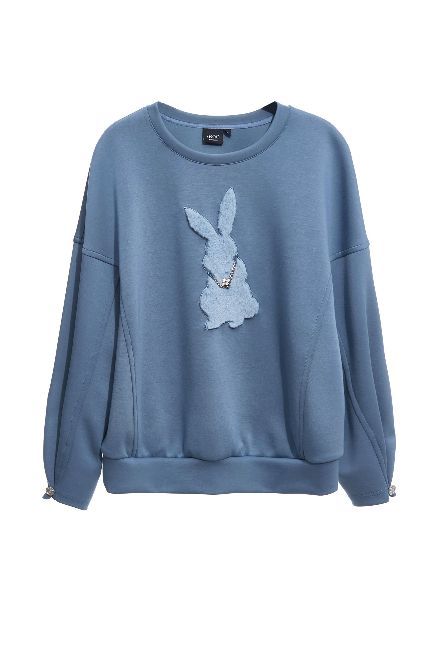 Bunny Motif Long Sleeve TopBunny Motif Long Sleeve Top,Tops,Season (SS) Look,Necklaces