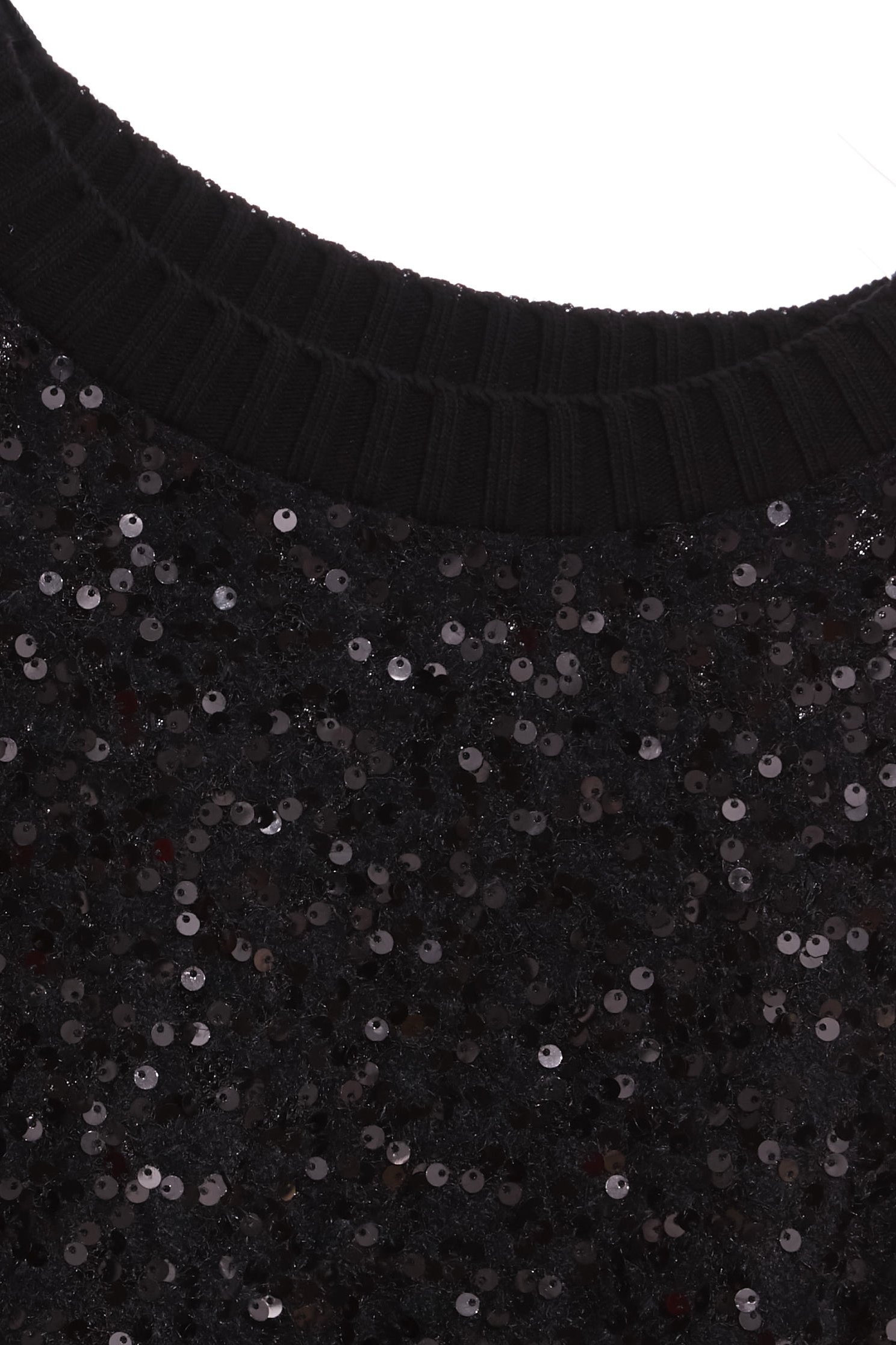 Full Sequin Long Sleeve TopFull Sequin Long Sleeve Top,Tops,Season (SS) Look,Knitted,black tops