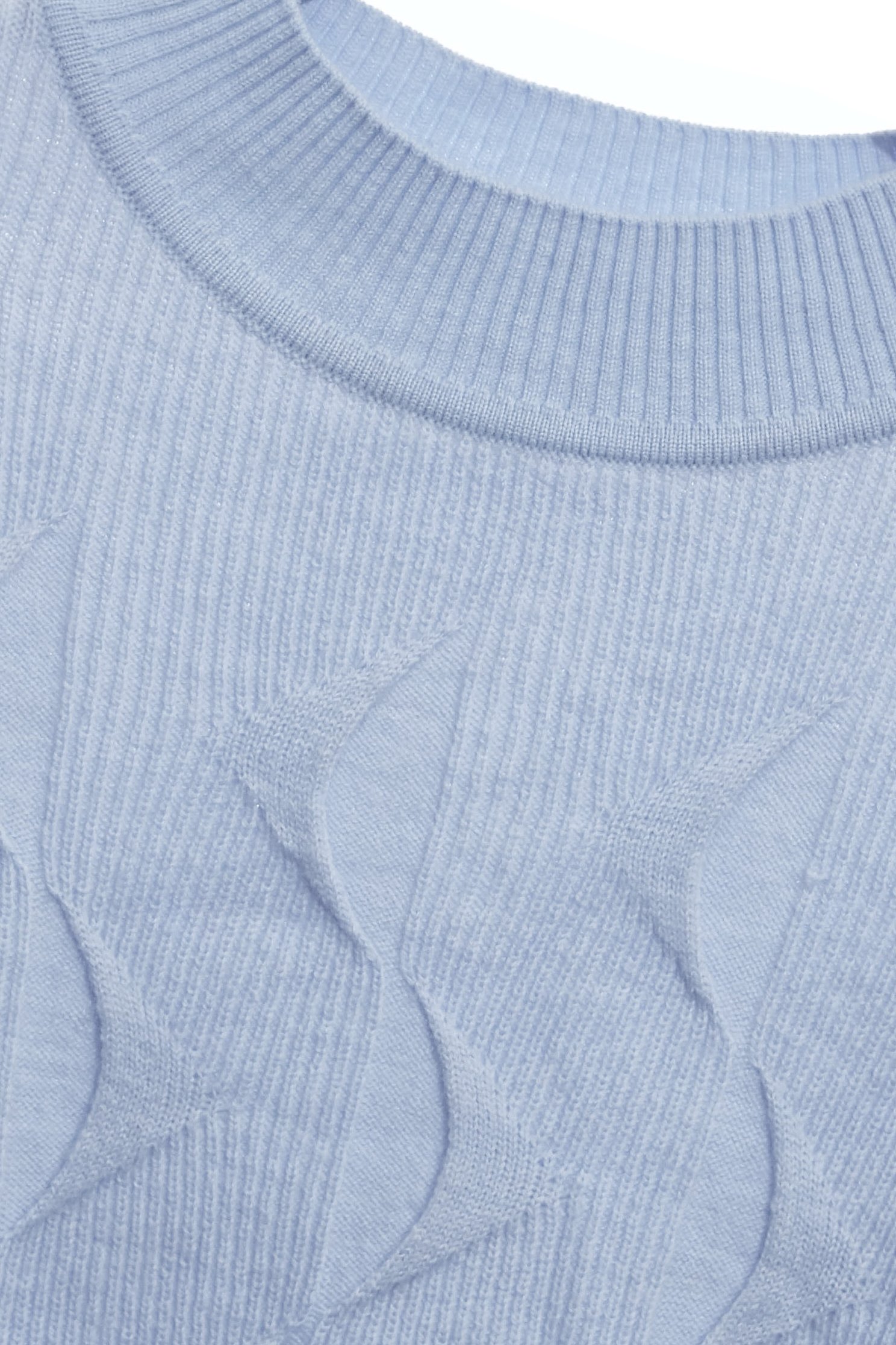 Wave Pattern Long Sleeve Knit TopWave Pattern Long Sleeve Knit Top,Tops,Season (SS) Look,Knitted,Knitted tops