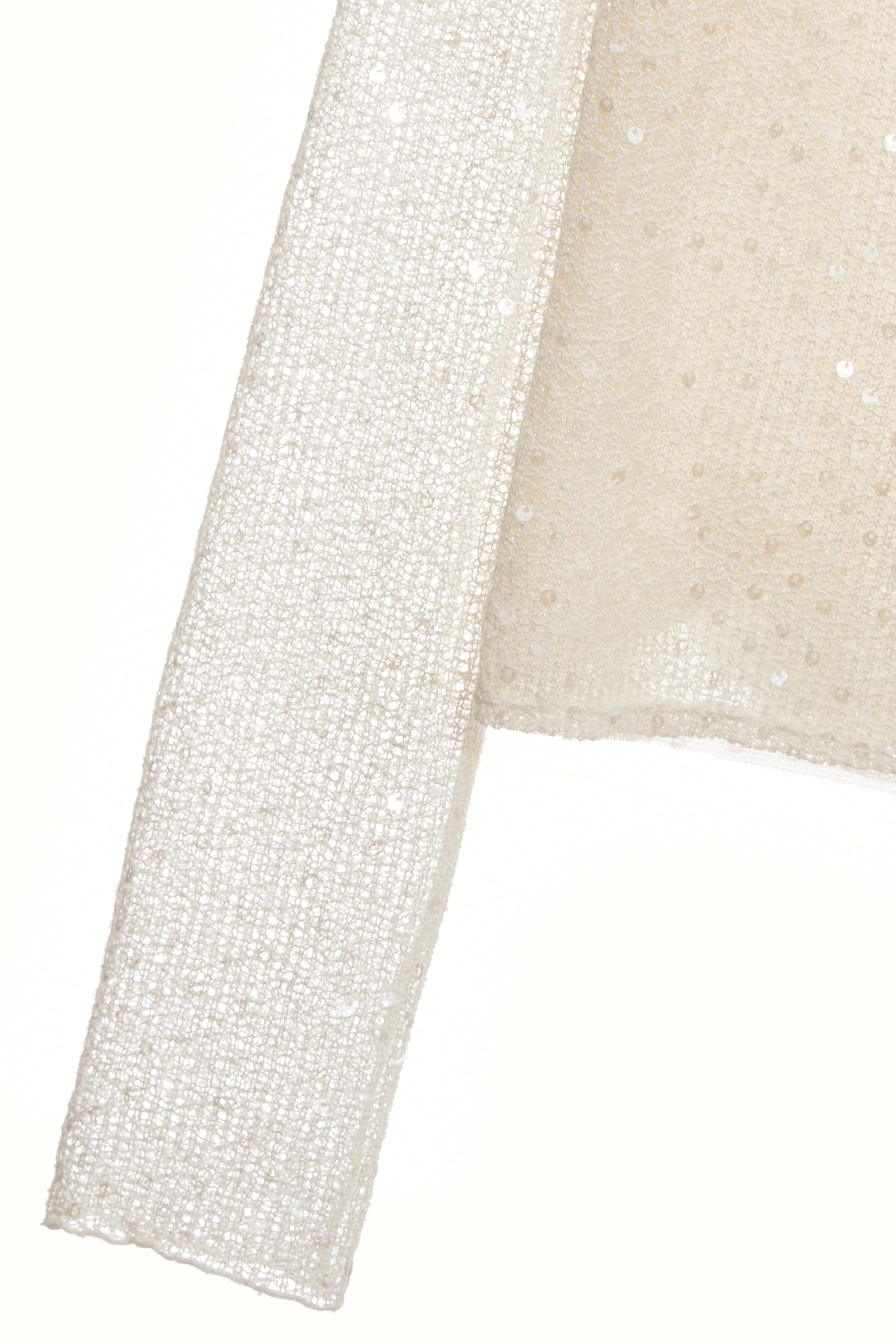 Sequin Detail Long Sleeve TopSequin Detail Long Sleeve Top,Tops,Season (SS) Look,Knitted