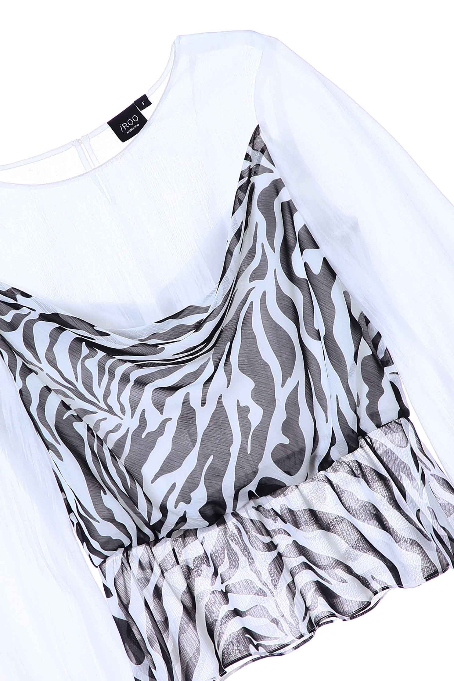 Zebra Print Chiffon TopChiffon top with zebra print,Tops,Season (AW) Look,Chiffon