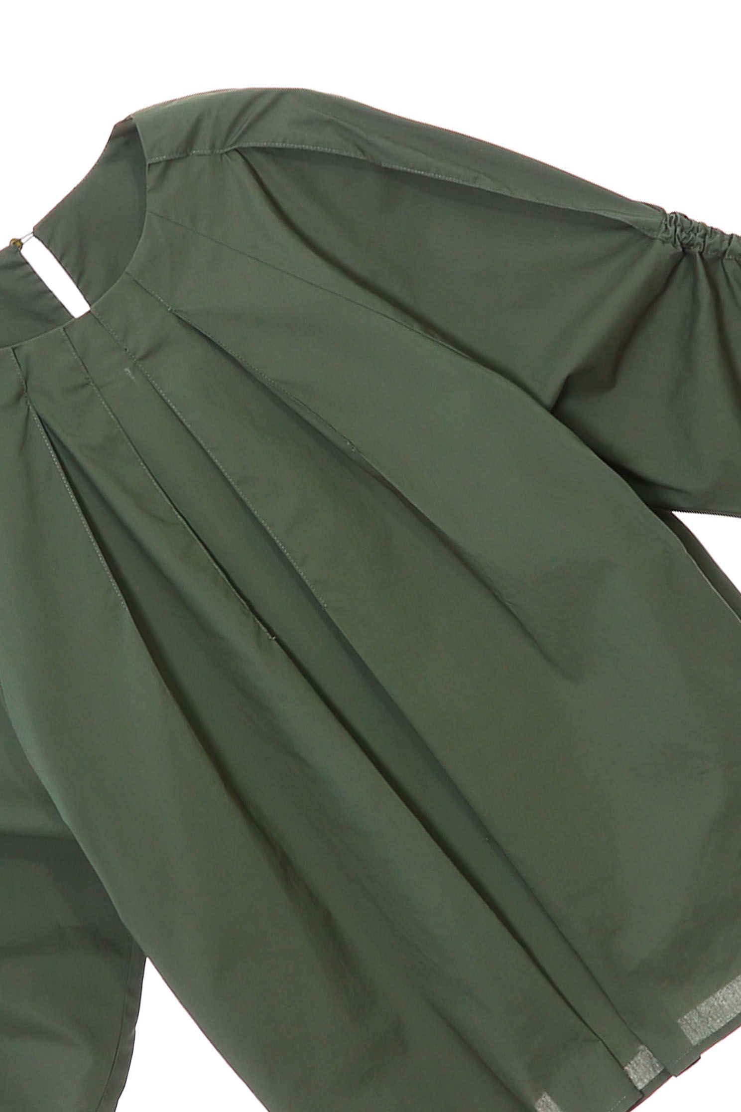 Oversize Pleated Top With Shirring Sleeve DetailTop with folded  neckline,Tops,Season (AW) Look