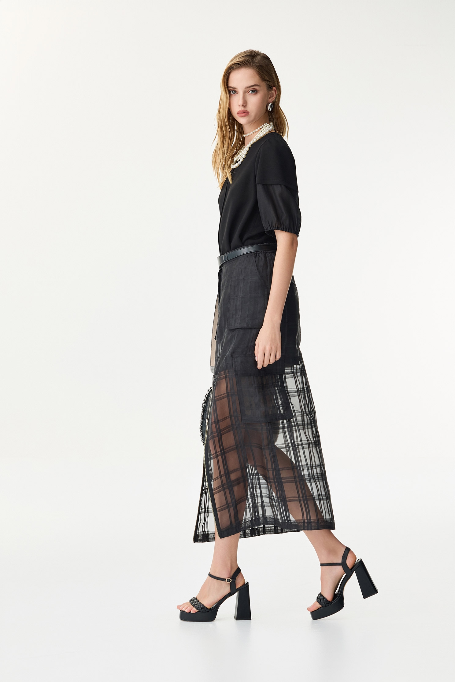 Double Sleeve Mid Length TopDouble Sleeve Mid Length Top