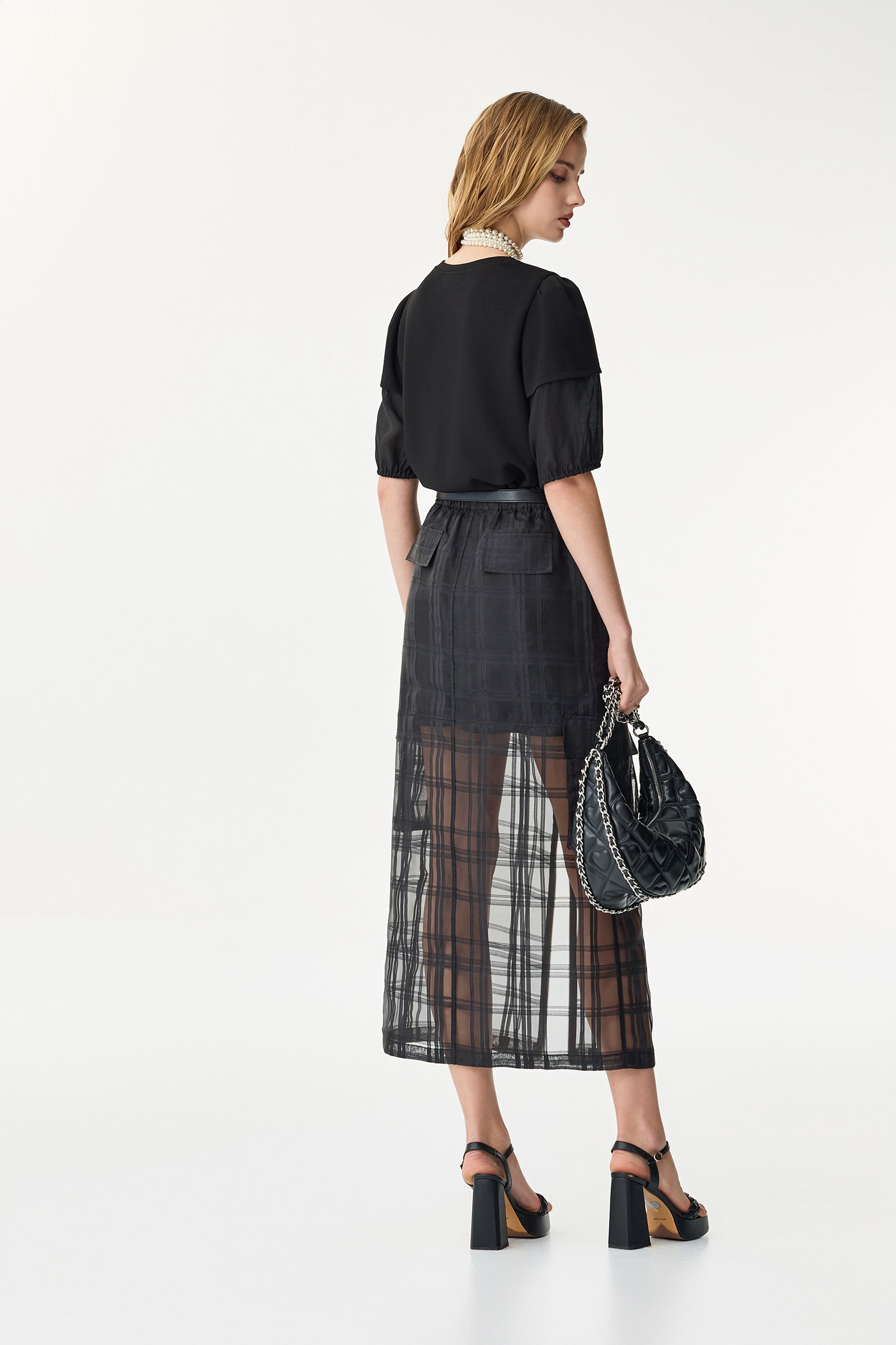 Double Sleeve Mid Length TopDouble Sleeve Mid Length Top